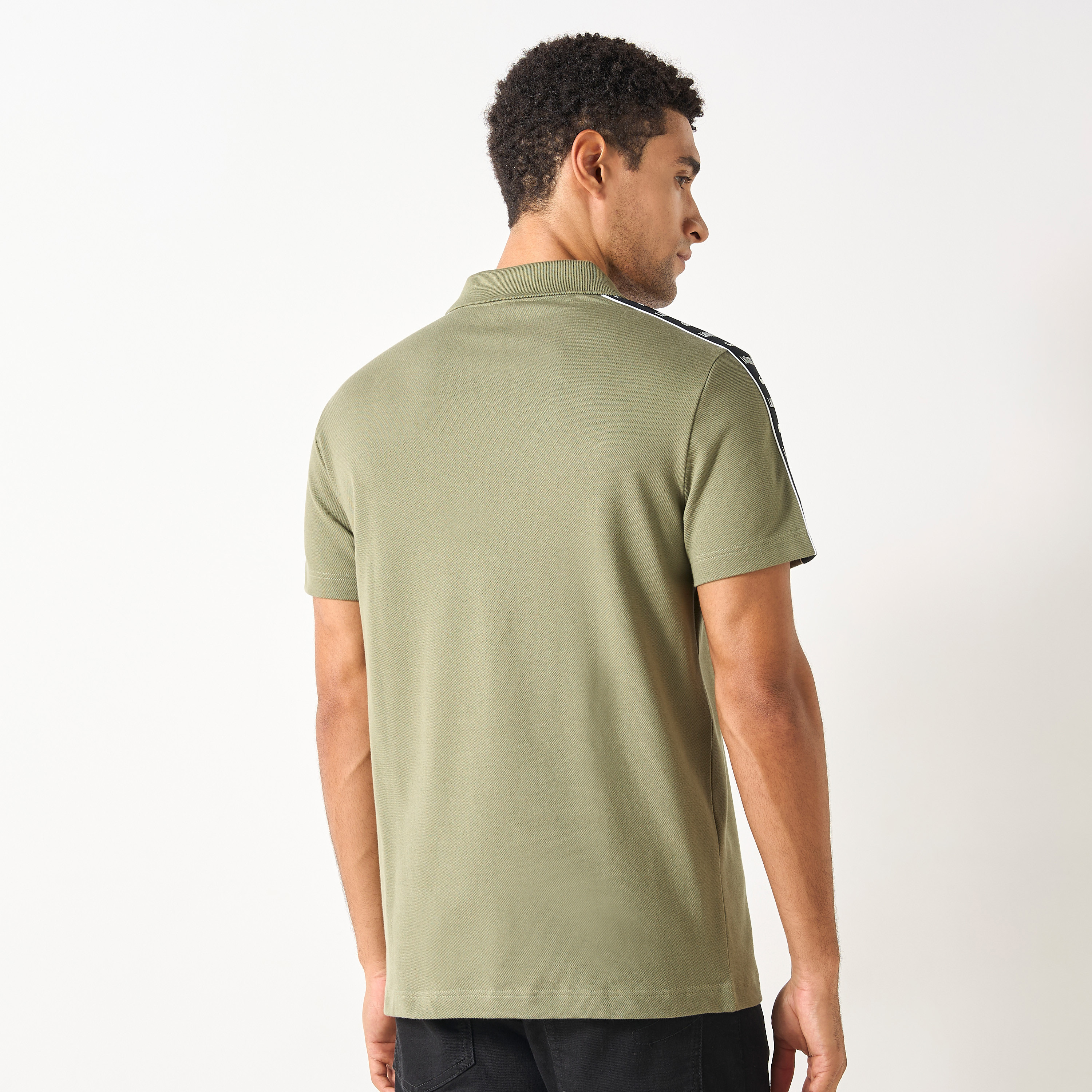 Lacoste Logo Applique Polo T-shirt with Short Sleeves-men-clothing-tshirtsandpolos-polos-image-5