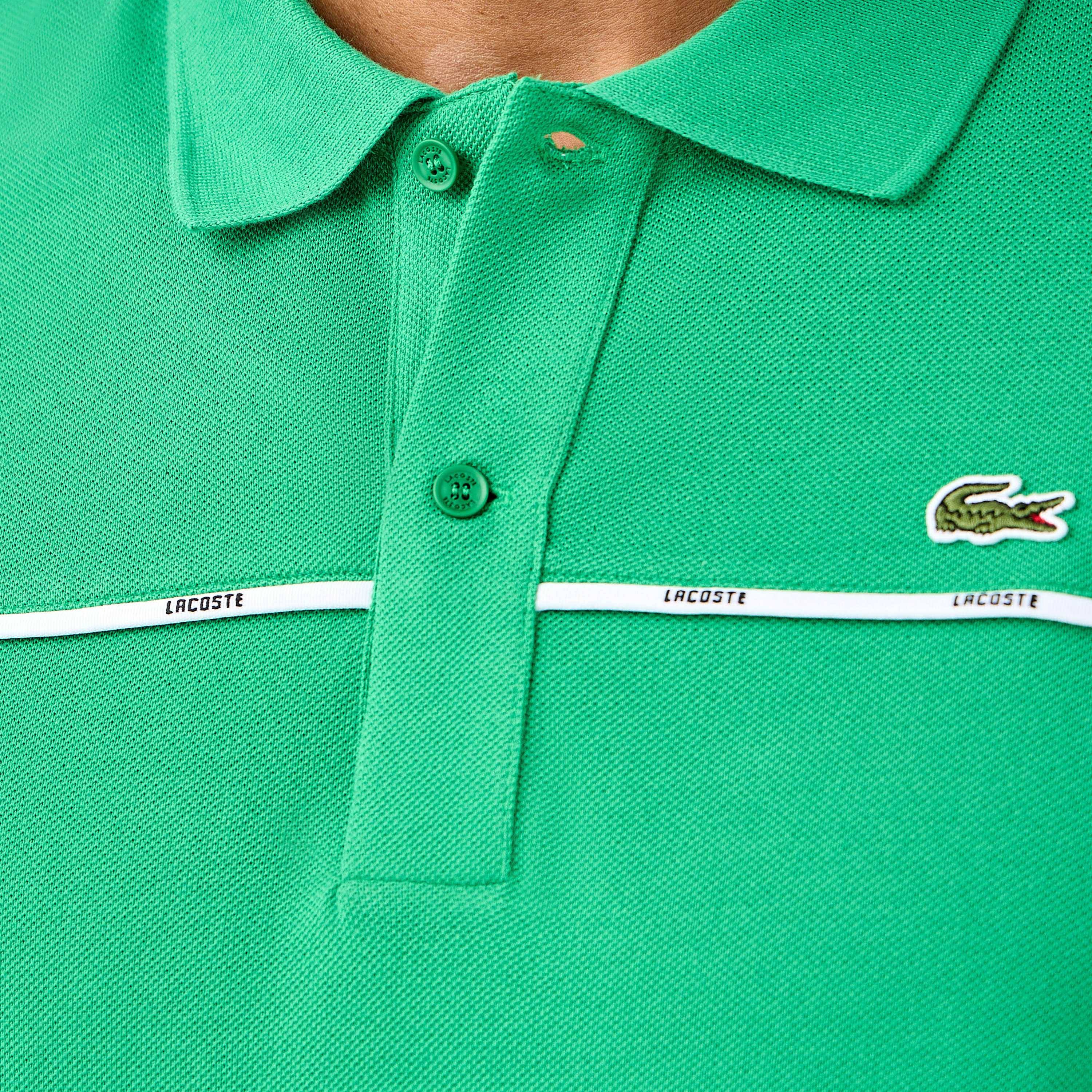 تيشيرت بولو بأكمام قصيرة وتفاصيل خيوط من لاكوست-men-clothing-tshirtsandpolos-polos-image-5