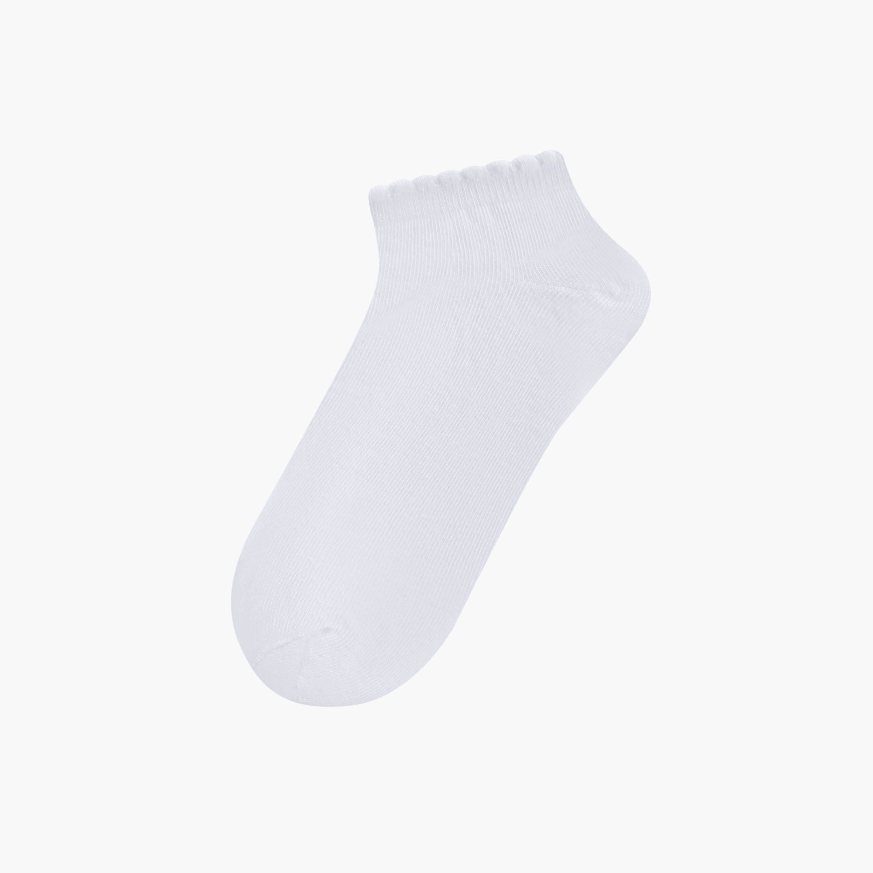 جوارب سادة بطول الكاحل من جونيورز - طقم 5 أزواج-girls-accessories-socks-image-2