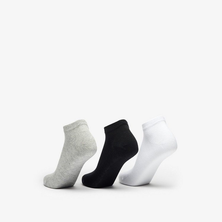 Solid Ankle Length Socks - Set of 3