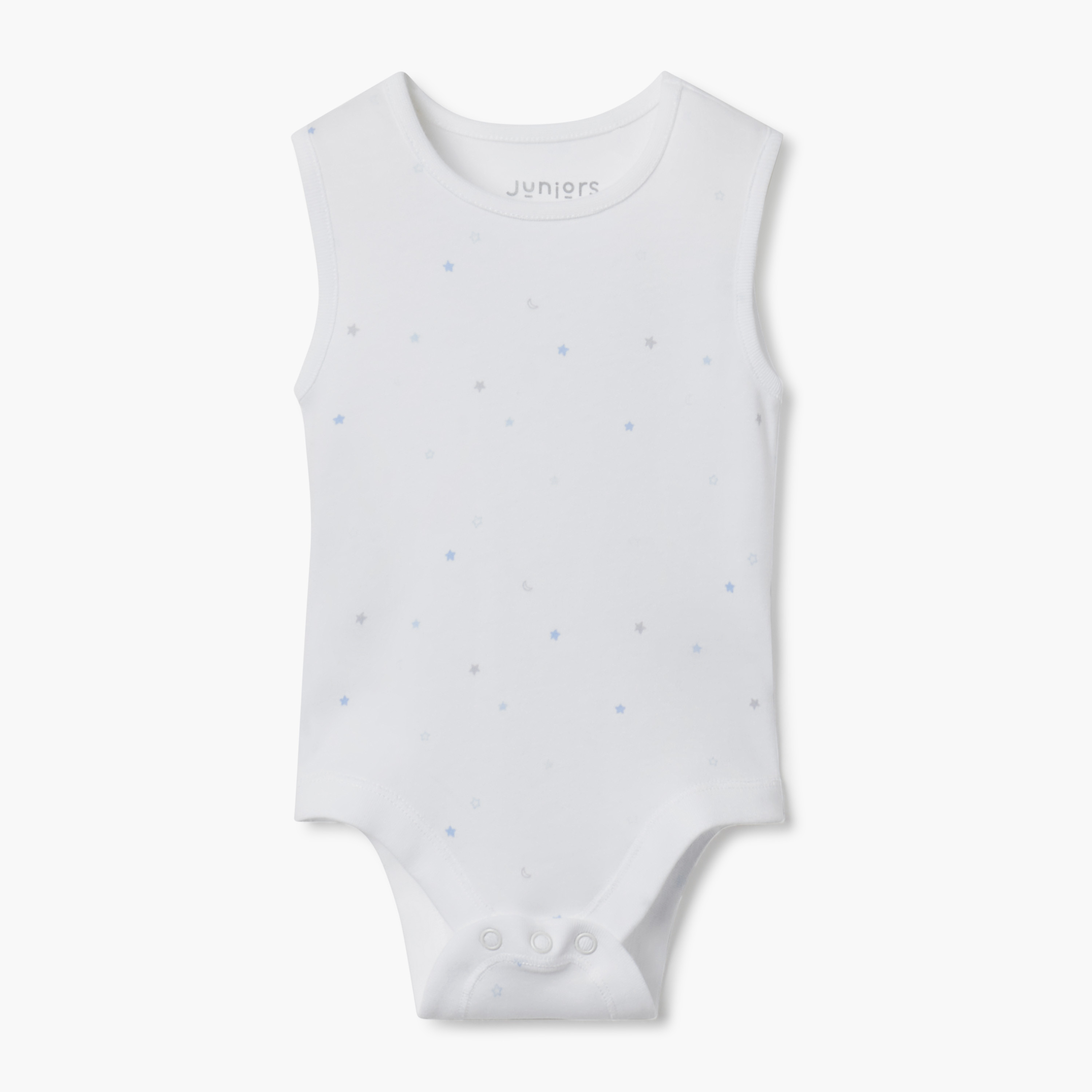 Juniors Assorted Sleeveless Bodysuit with Button Closure - Set of 3-baby-boys-clothing-bodysuits-image-4