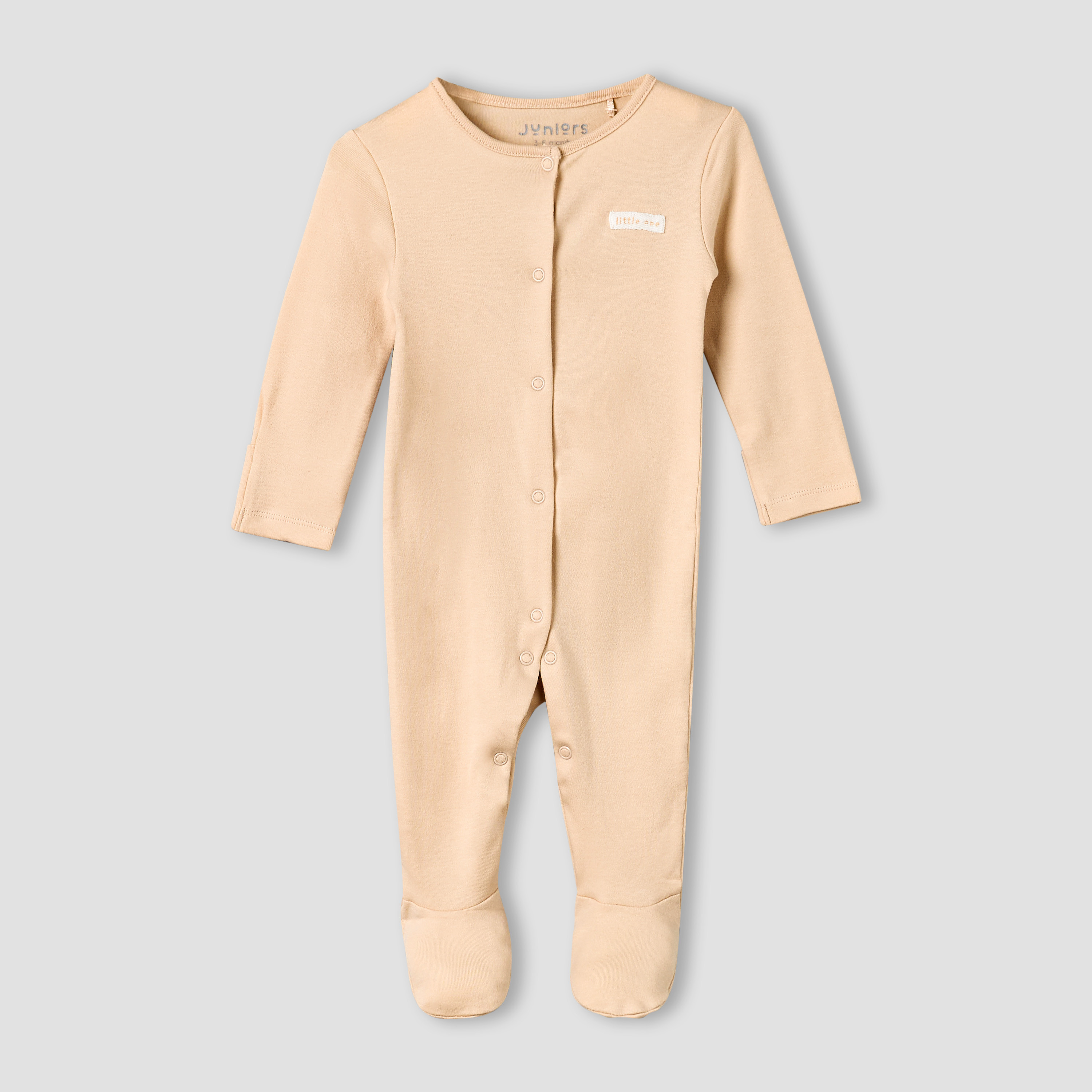 Pack of 2 Juniors Cotton Long Sleeves Sleepsuit with Closed Feet Design-baby-boys-clothing-nightwear-sleepsuits-image-2