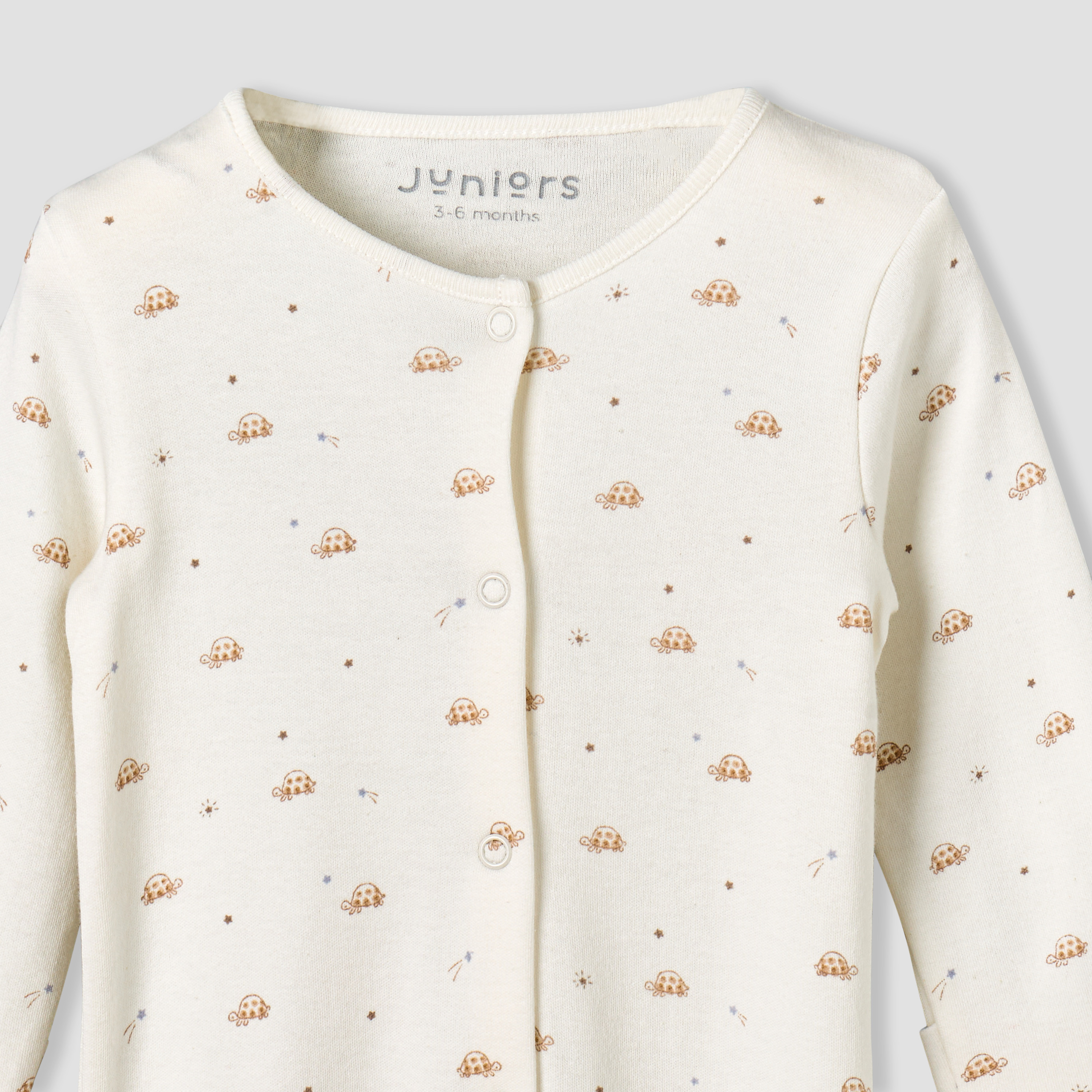 Pack of 2 Juniors Cotton Long Sleeves Sleepsuit with Closed Feet Design-baby-boys-clothing-nightwear-sleepsuits-image-4