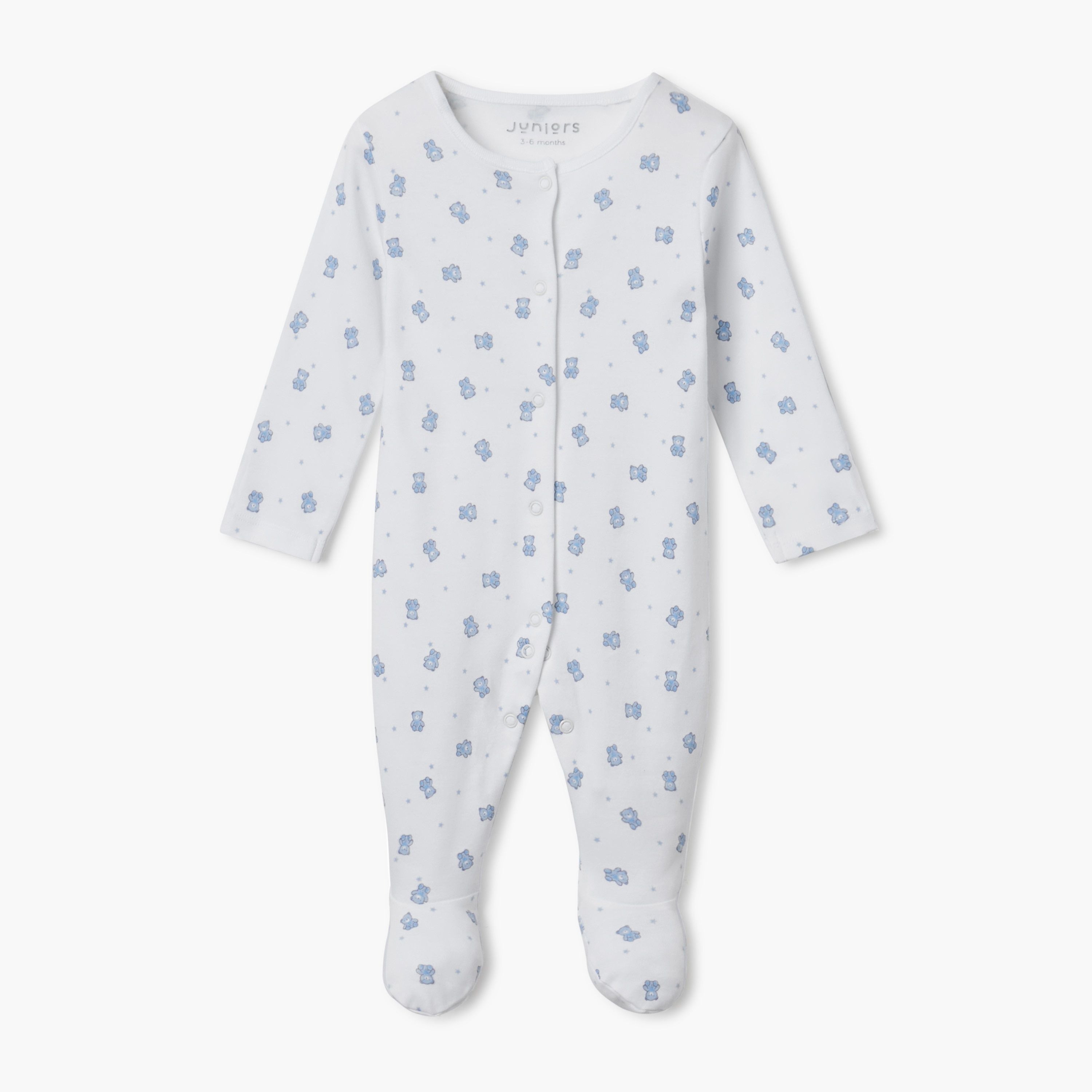 بدلات نوم متنوعة بأكمام طويلة من جونيورز - طقم من قطعتين-baby-boys-clothing-nightwear-sleepsuits-image-3