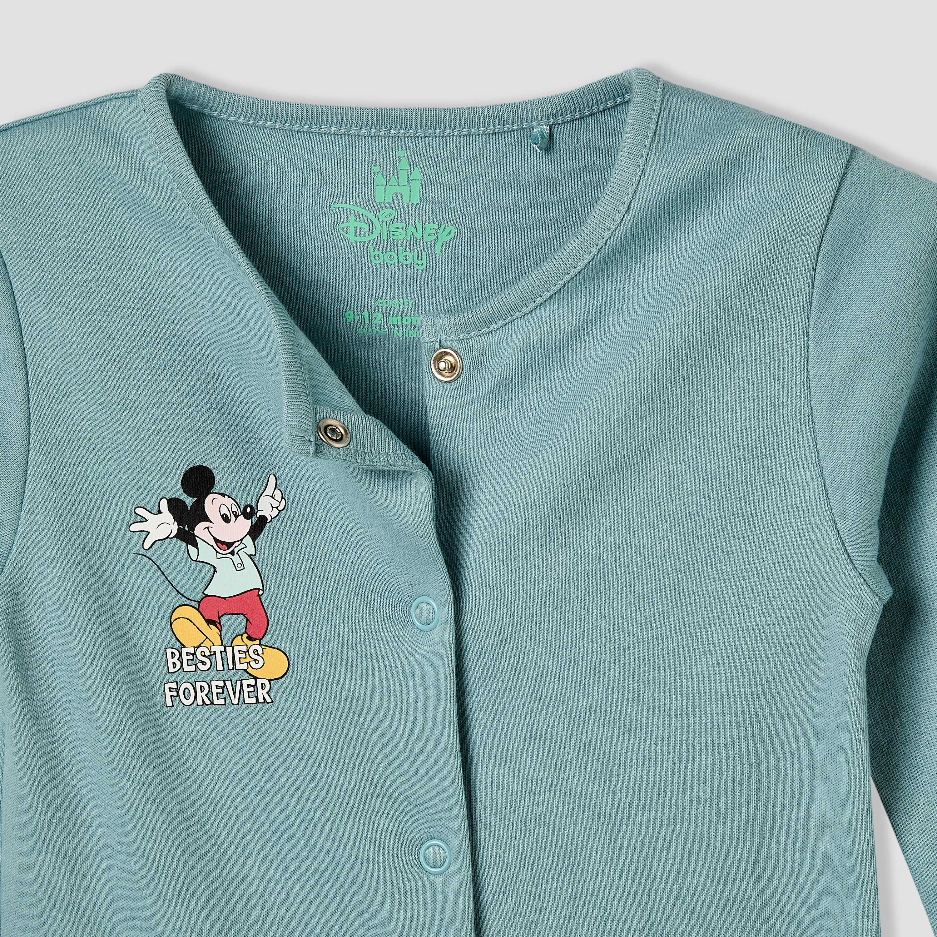 Set of 2 Disney Cotton Crew Neck Sleepsuit with Romper-baby-boys-clothing-rompers-image-5
