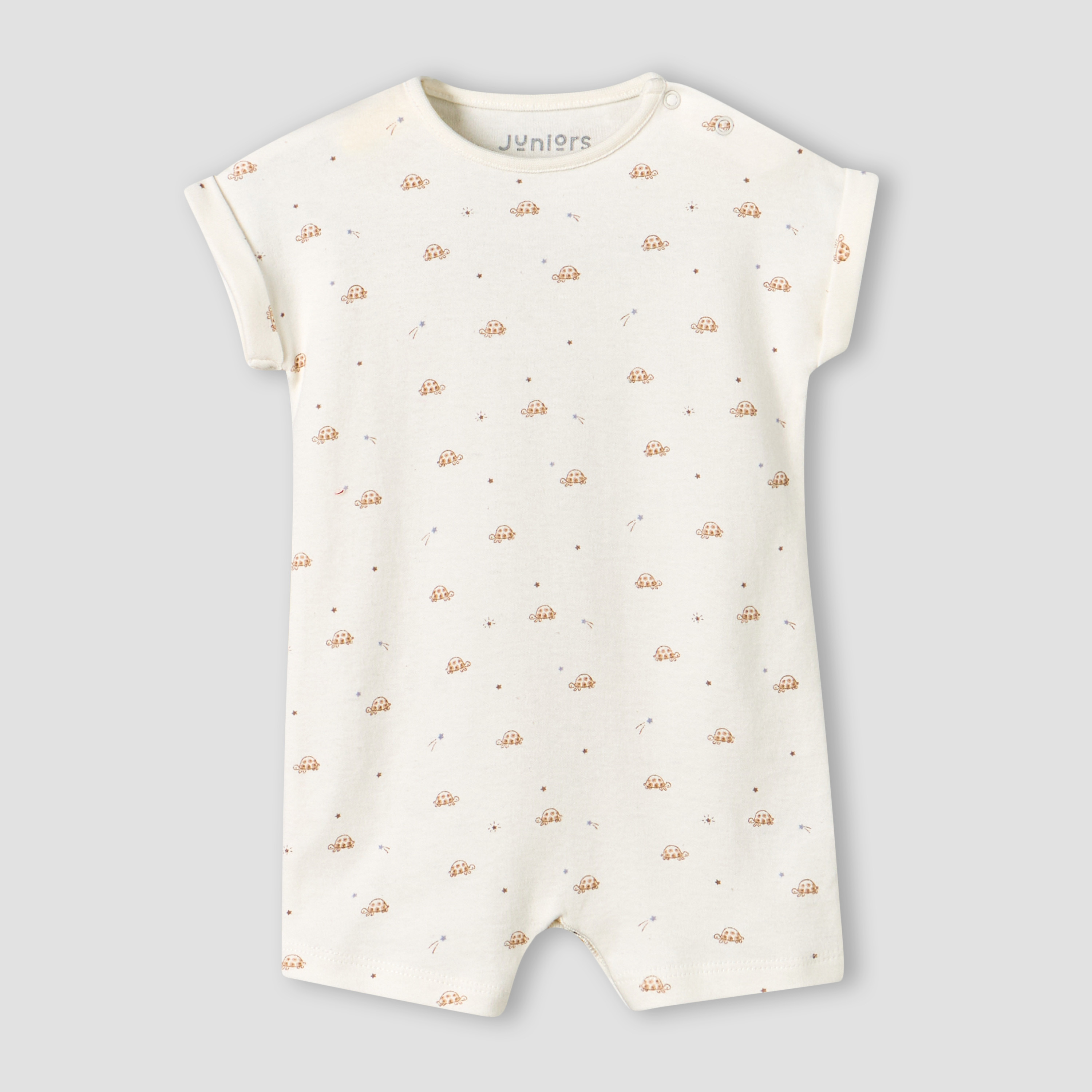 Pack of 2 Juniors Short Sleeves Romper with Assorted Design-baby-boys-clothing-rompers-image-2