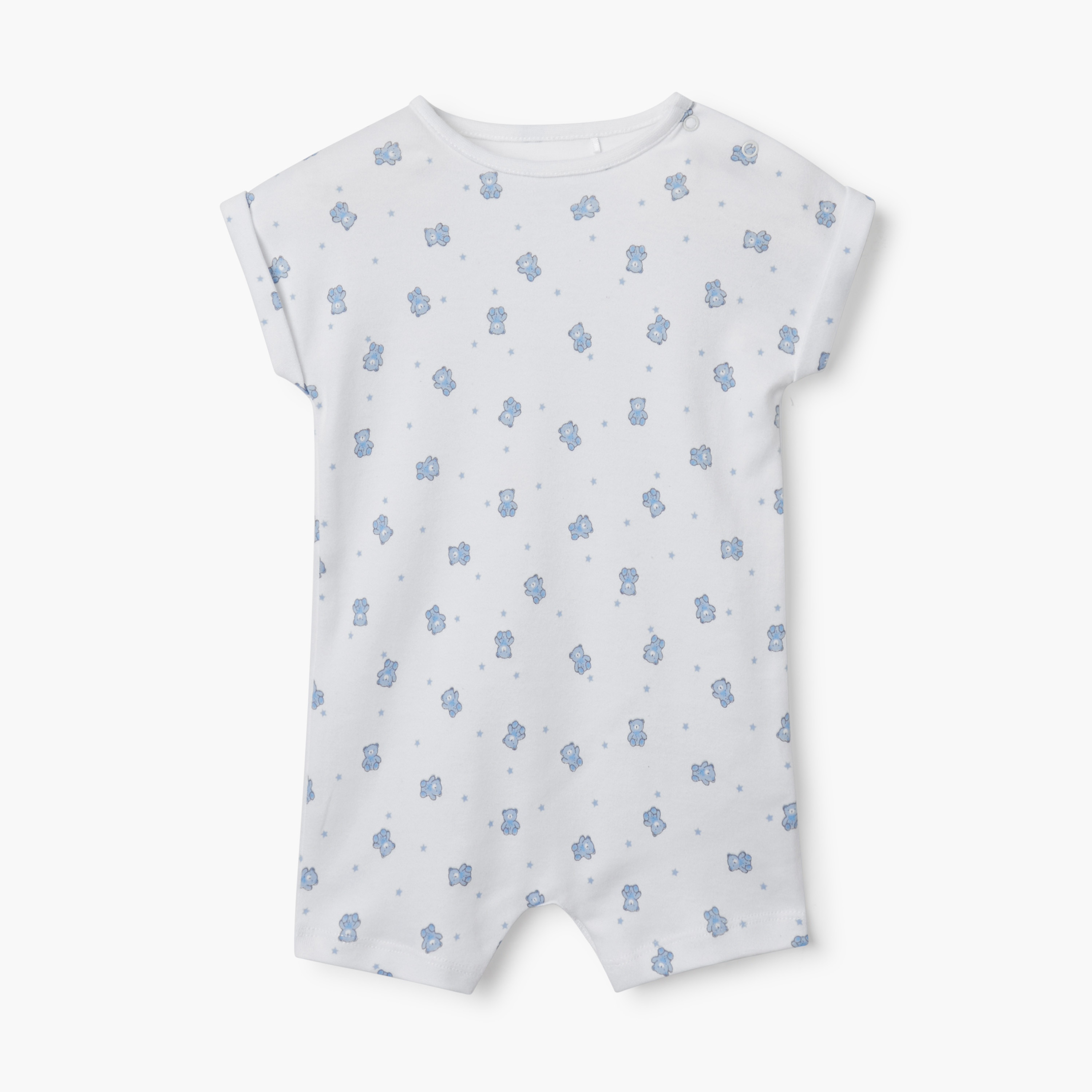 أفرول بأكمام ممتدة وطبعات من جونيورز - طقم من قطعتين-baby-boys-clothing-rompers-image-5