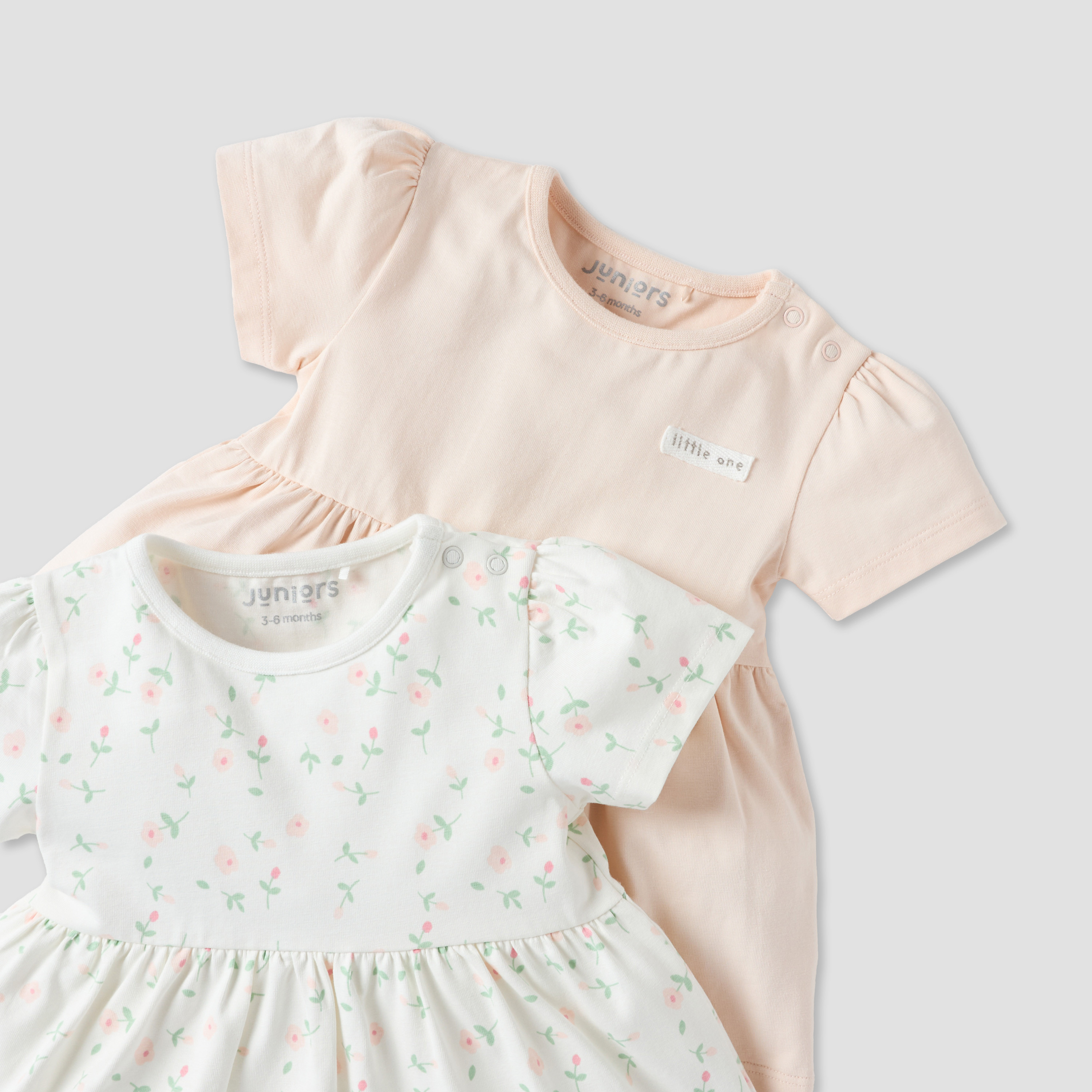 فساتين إيه لاين متنوعة بياقة مستديرة من جونيورز - طقم من قطعتين-baby-girls-clothing-dressesandjumpsuits-image-4