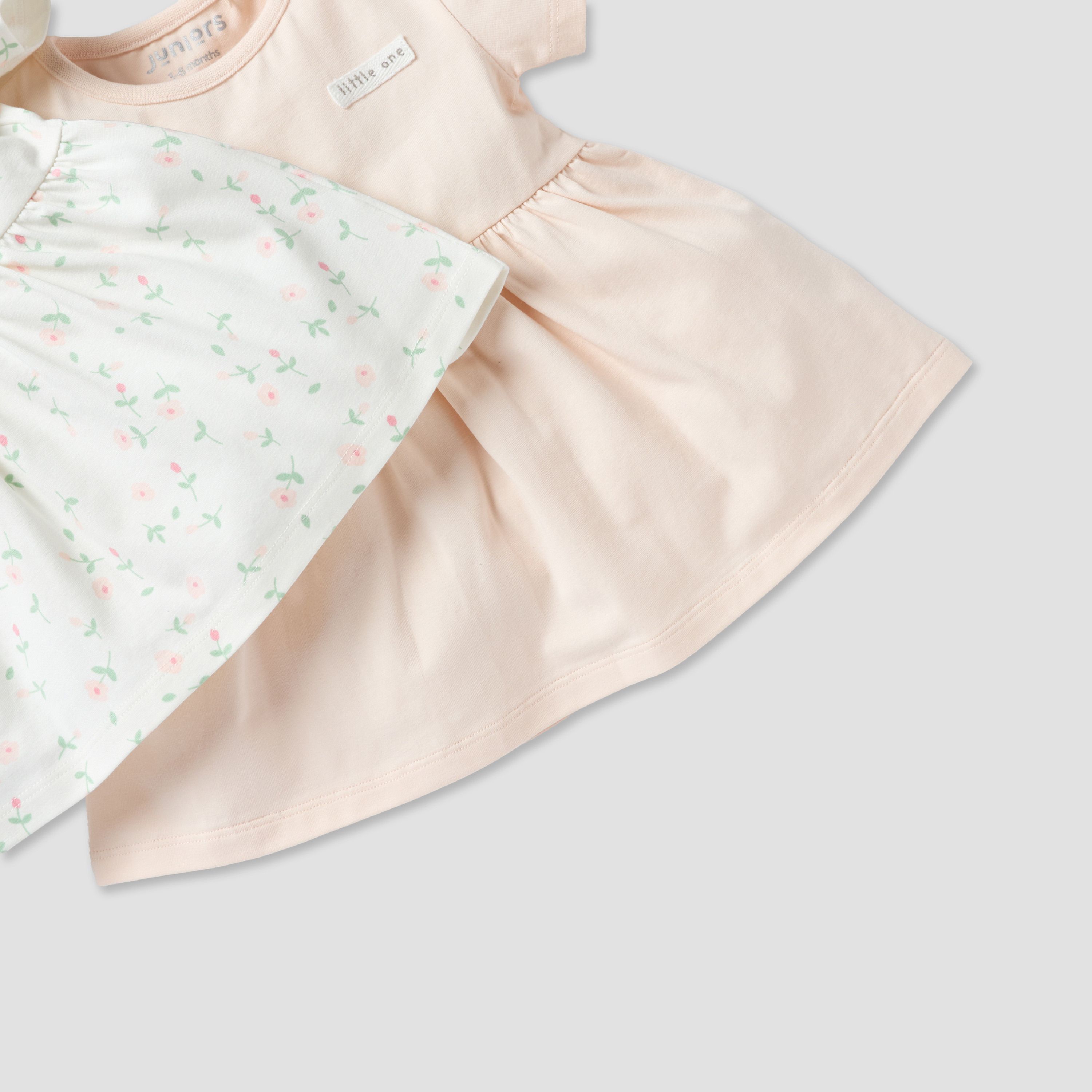 فساتين إيه لاين متنوعة بياقة مستديرة من جونيورز - طقم من قطعتين-baby-girls-clothing-dressesandjumpsuits-image-5