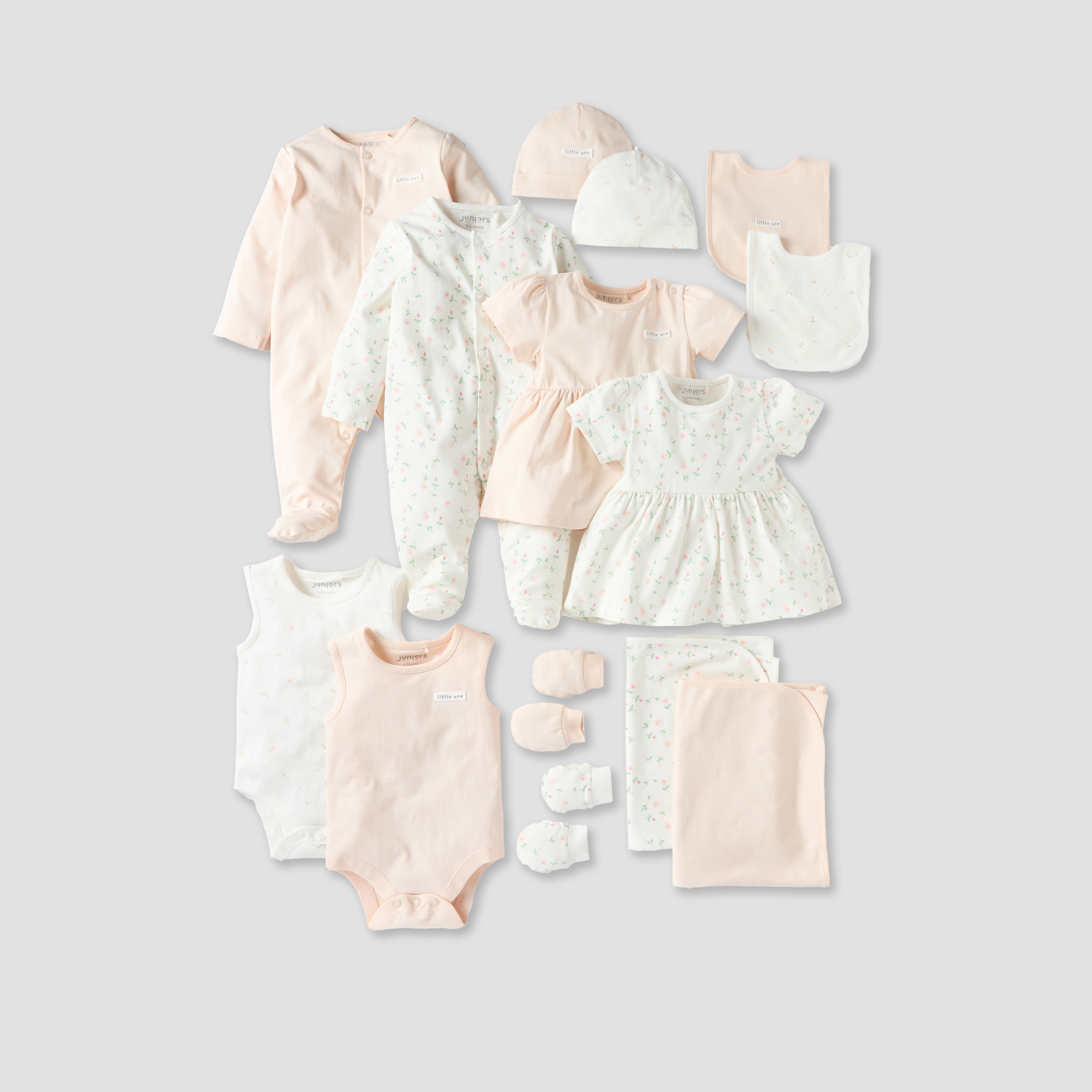 فساتين إيه لاين متنوعة بياقة مستديرة من جونيورز - طقم من قطعتين-baby-girls-clothing-dressesandjumpsuits-image-6