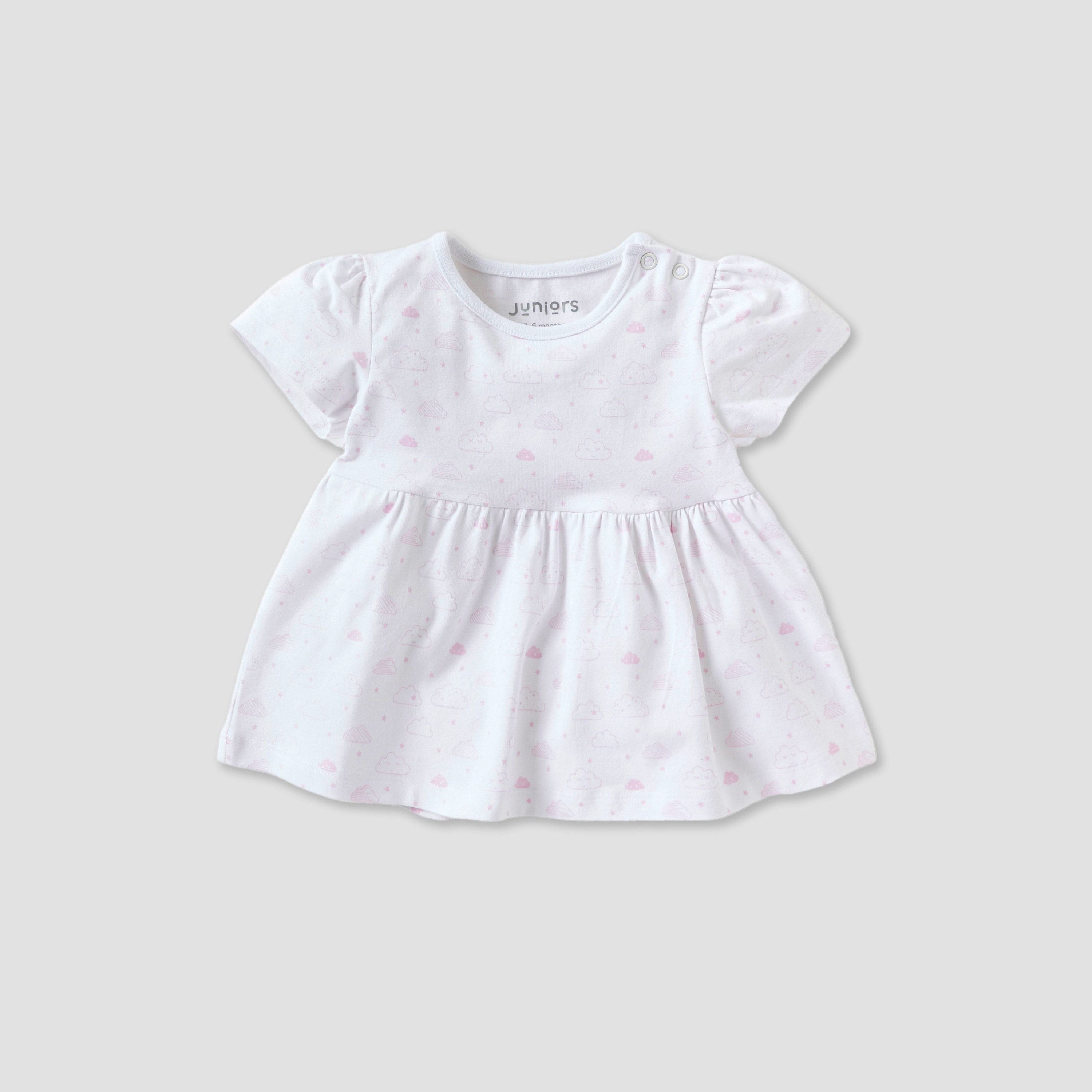 فستان إيه لاين متنوع بأكمام كاب من جونيورز-baby-girls-clothing-dressesandjumpsuits-image-3