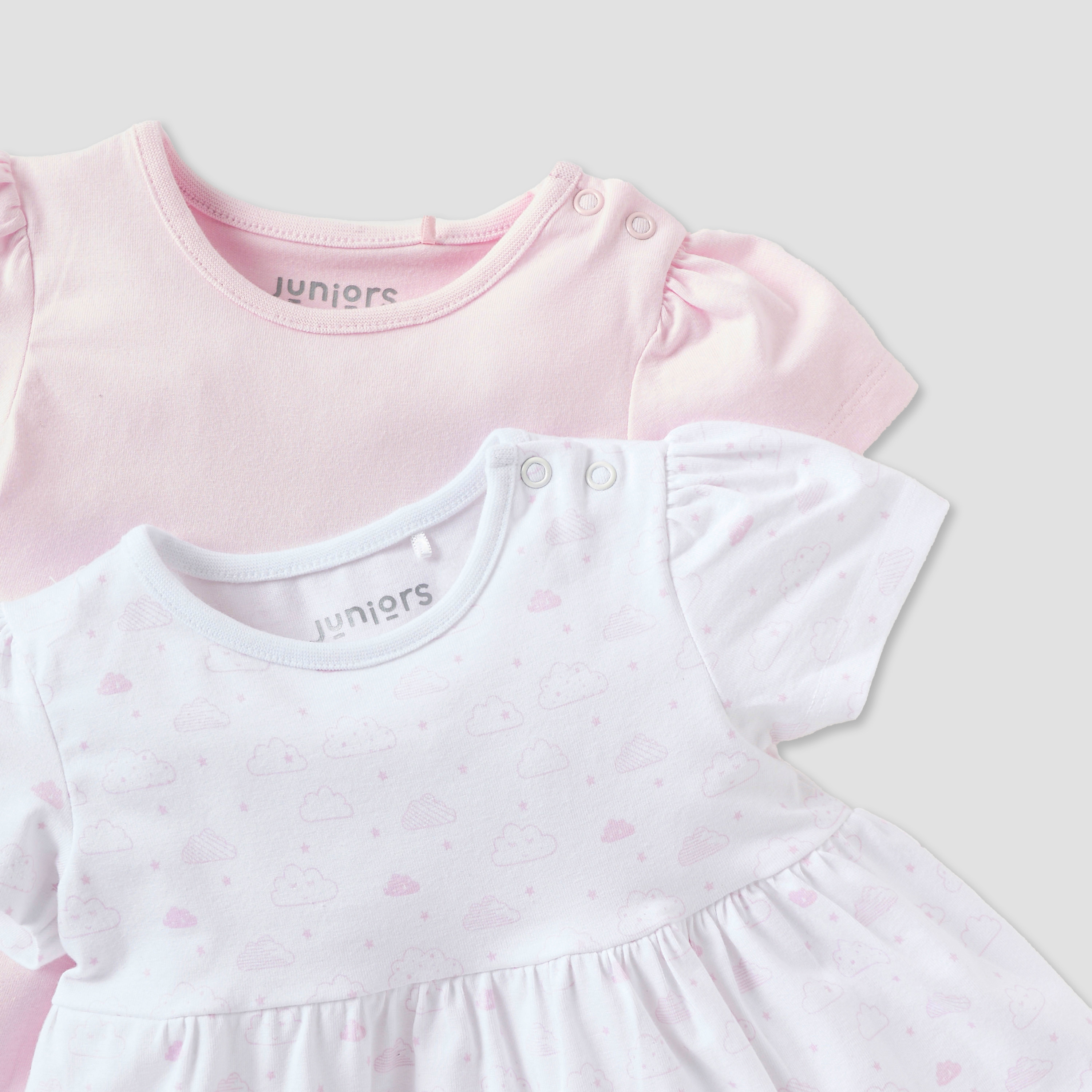 فستان إيه لاين متنوع بأكمام كاب من جونيورز-baby-girls-clothing-dressesandjumpsuits-image-4