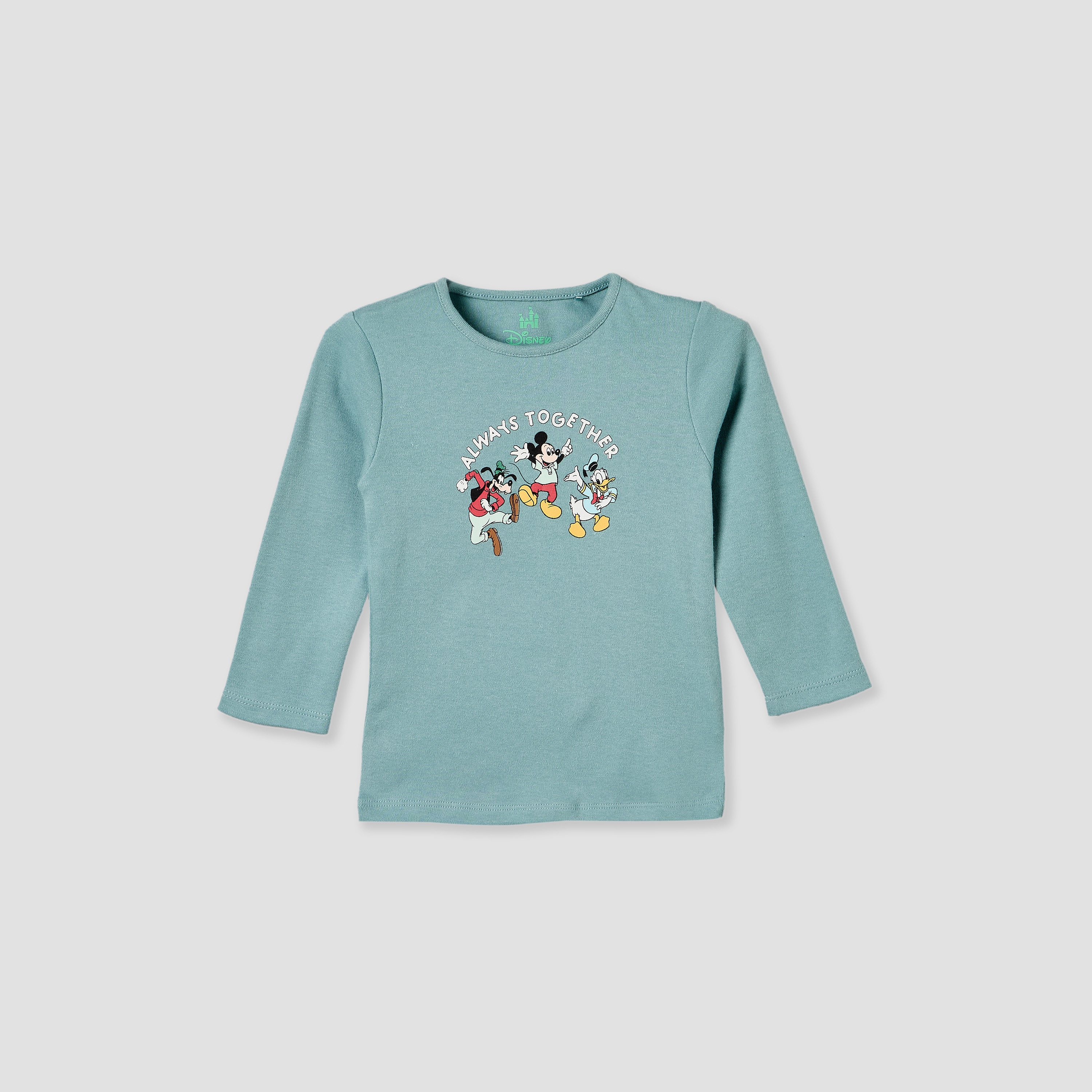 Pack of 2 Disney Cotton Crew Neck Long Sleeves Pyjama Set with Mickey Mouse and Friends Print-baby-boys-clothing-nightwear-pyjamasets-image-4