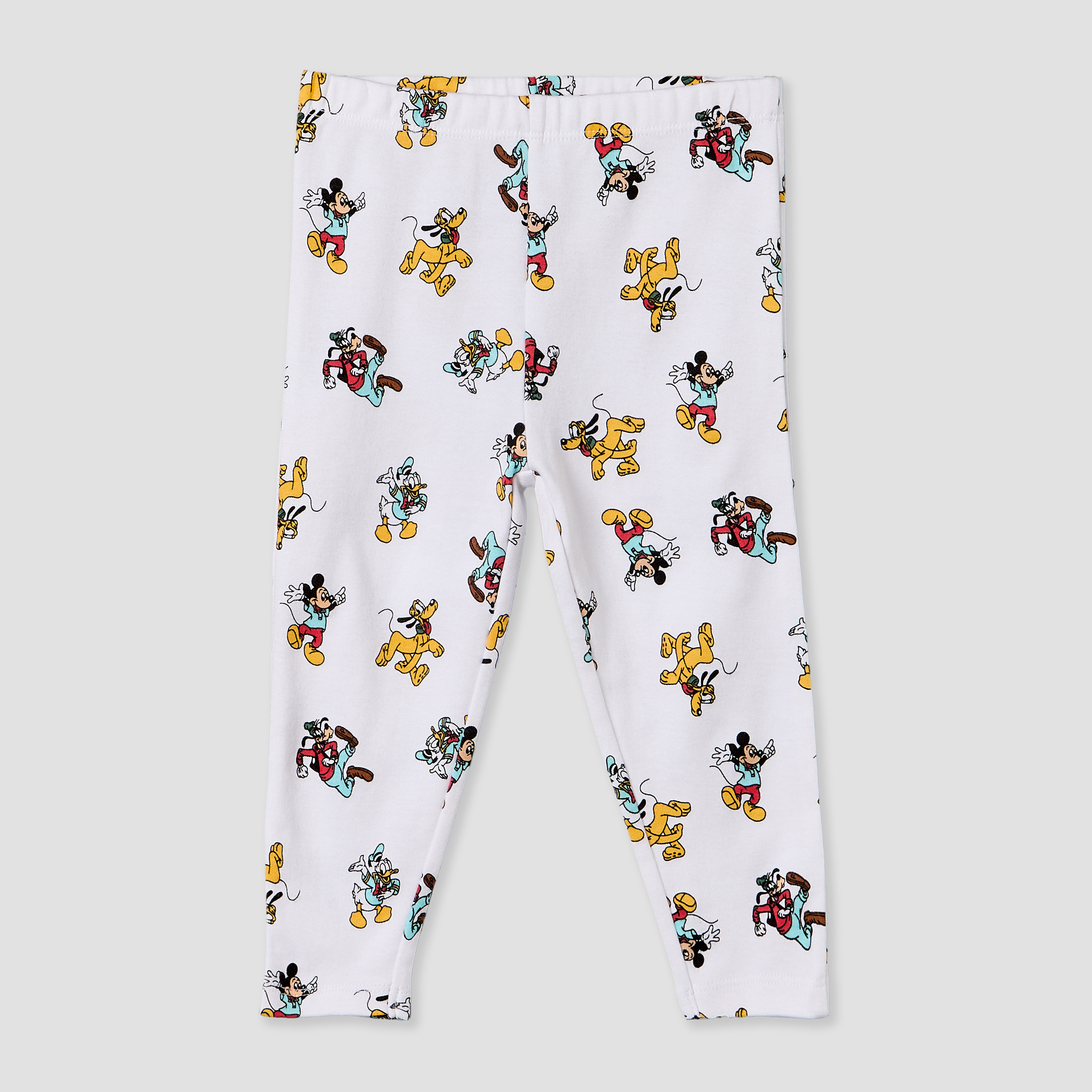 Pack of 2 Disney Cotton Crew Neck Long Sleeves Pyjama Set with Mickey Mouse and Friends Print-baby-boys-clothing-nightwear-pyjamasets-image-3