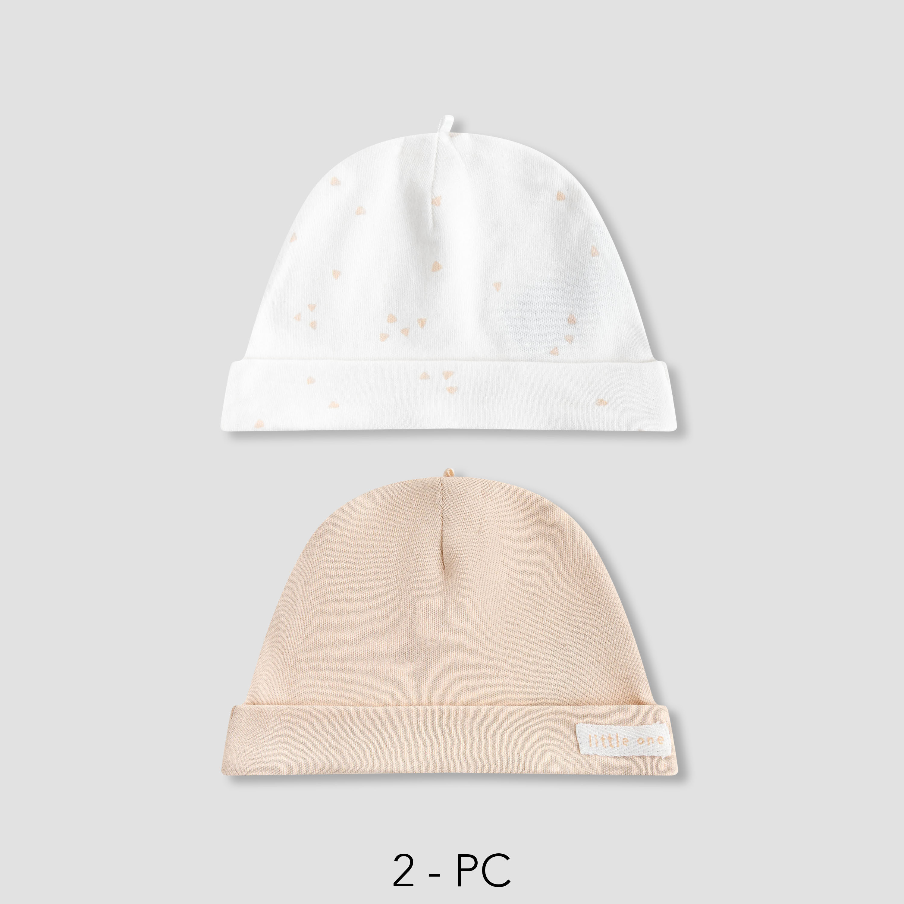 Pack of 2 Juniors Cap with Turn-Up Hem-baby-boys-accessories-caps-image-1