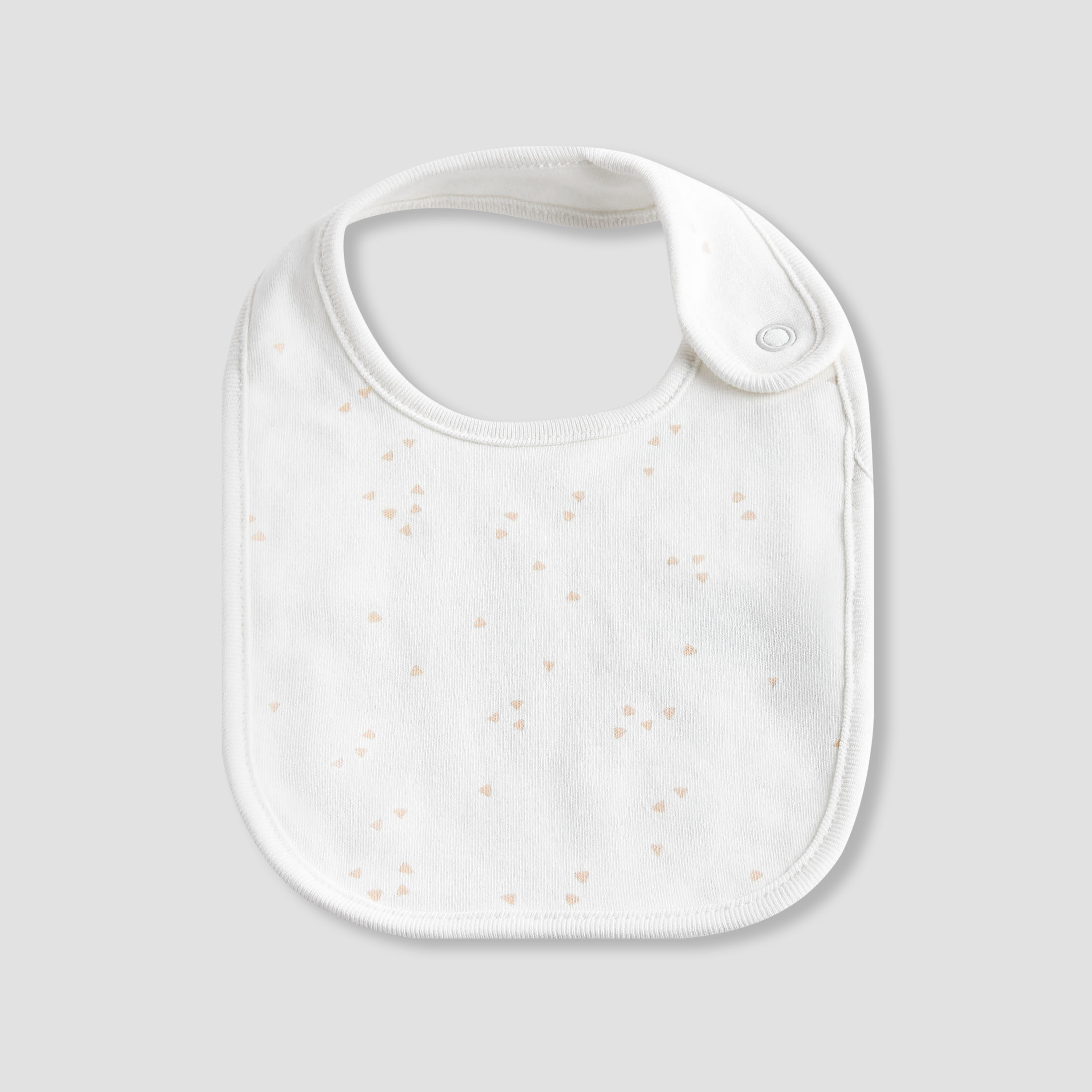 Pack of 2 Juniors Baby Bib with Snap Button Closure-baby-feeding-bibs-image-2