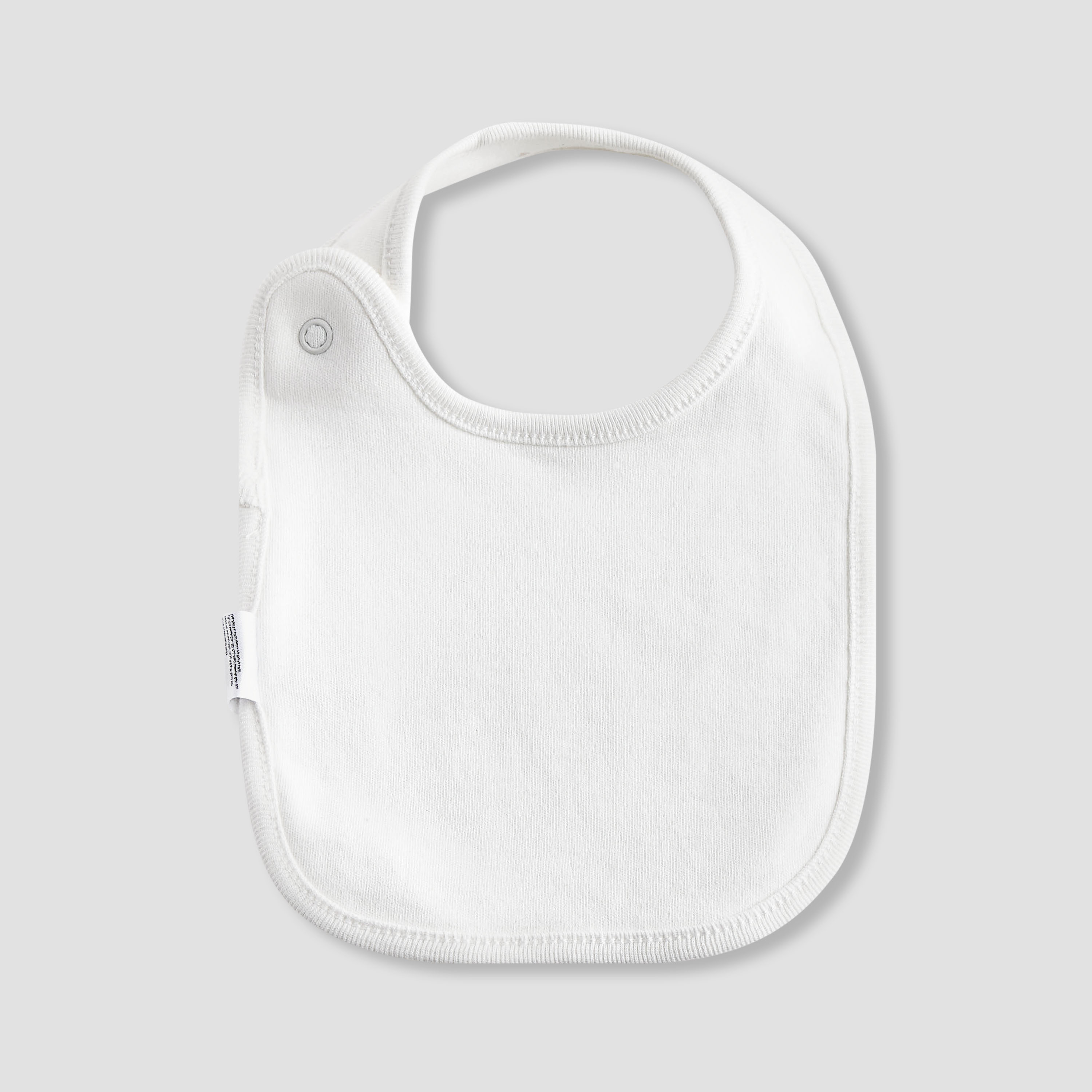 Pack of 2 Juniors Baby Bib with Snap Button Closure-baby-feeding-bibs-image-4