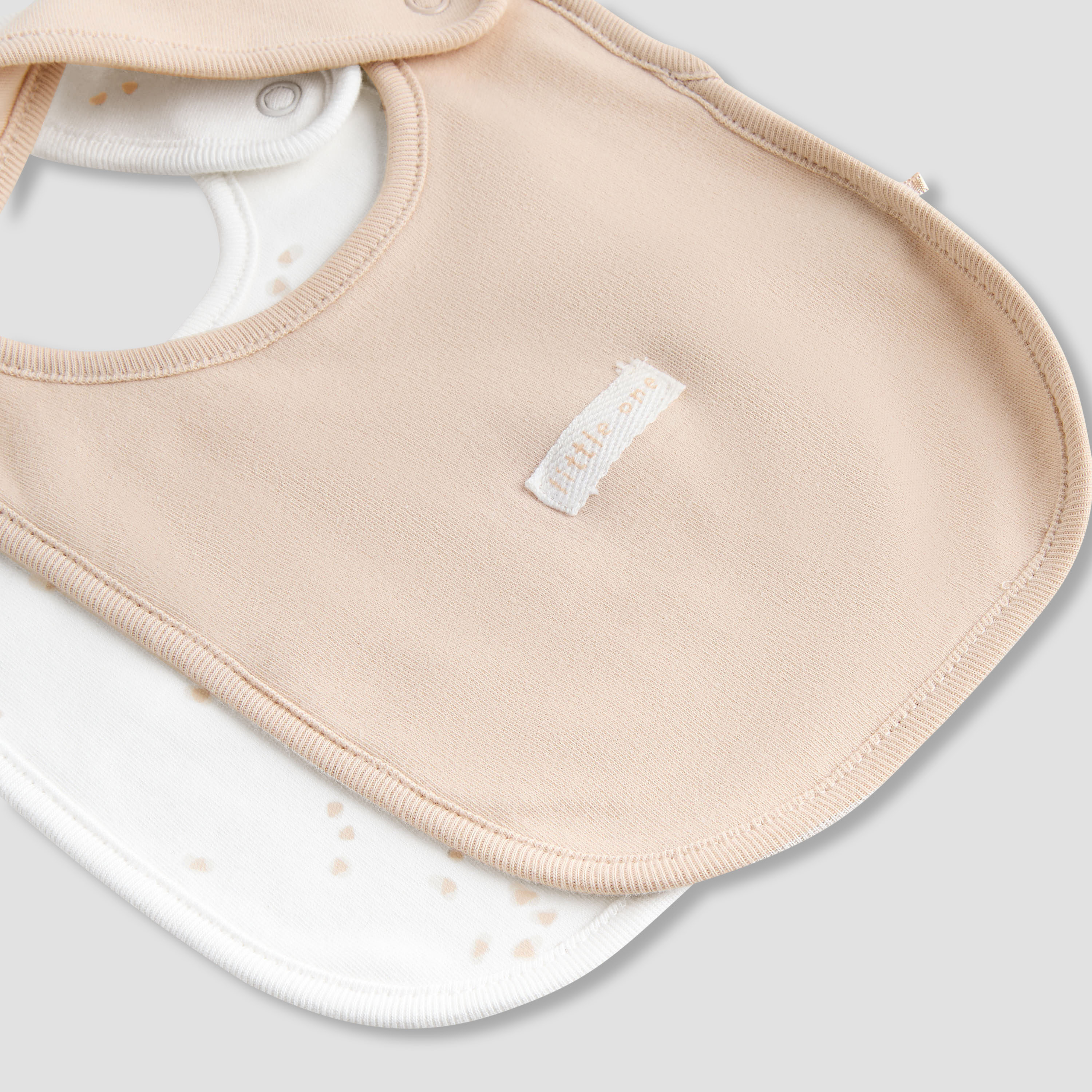 Pack of 2 Juniors Baby Bib with Snap Button Closure-baby-feeding-bibs-image-5