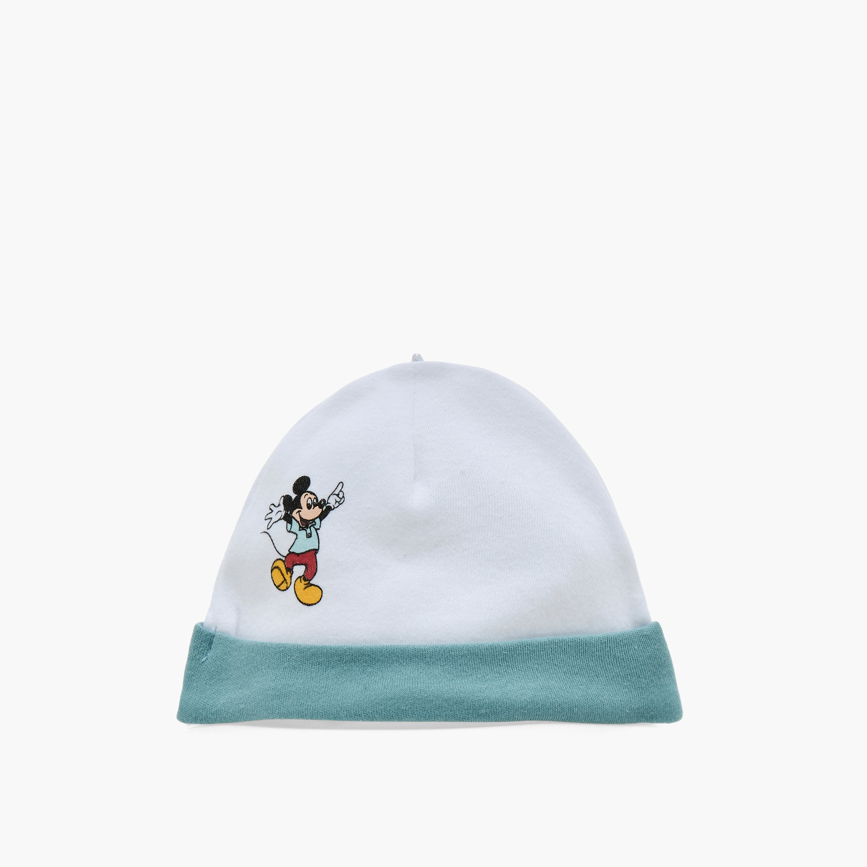 Pack of 2 Disney Cap with Mickey Mouse Print-baby-boys-accessories-caps-image-4