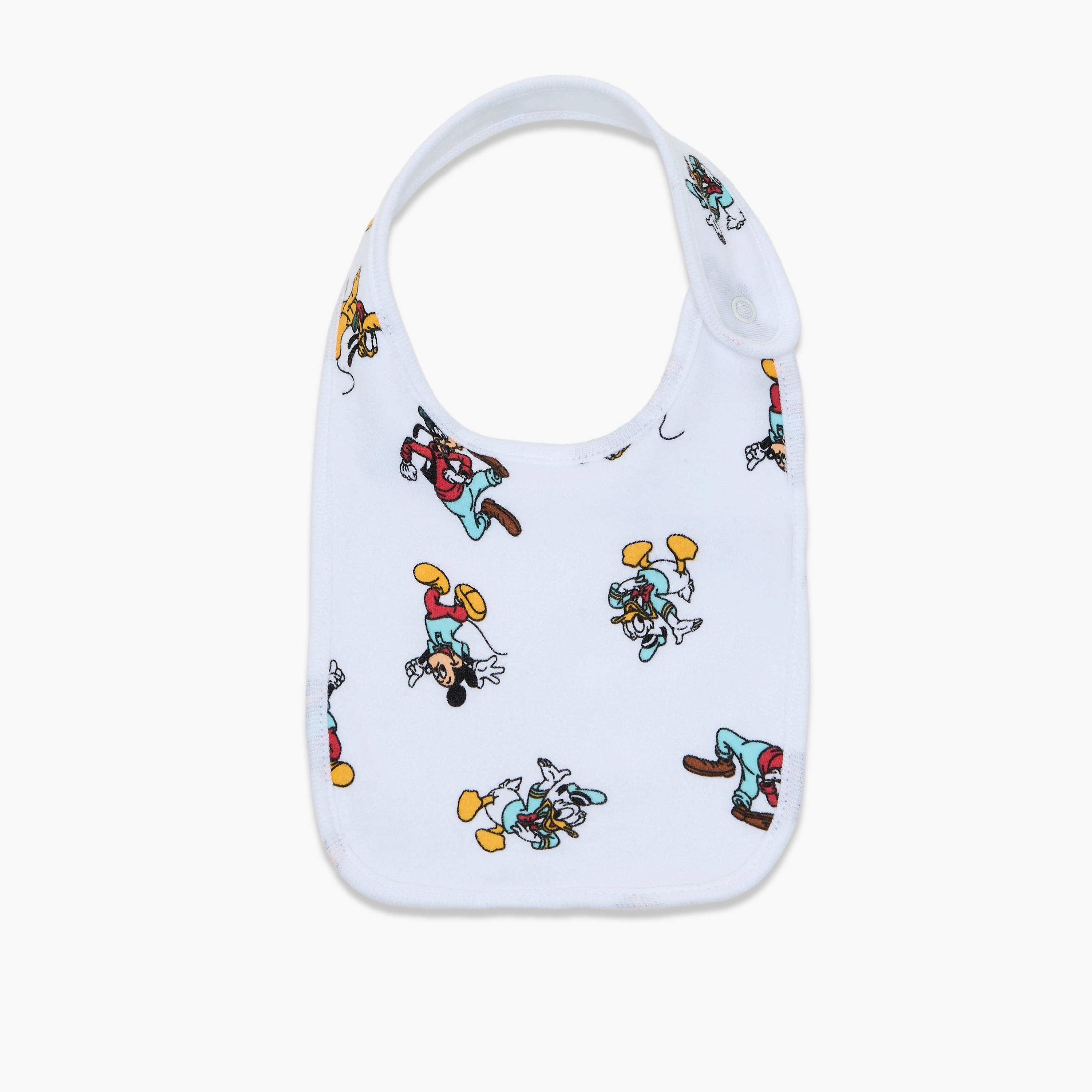 Pack of 2 Disney Baby Bib with Mickey Mouse and Friends Print-baby-feeding-bibs-image-2