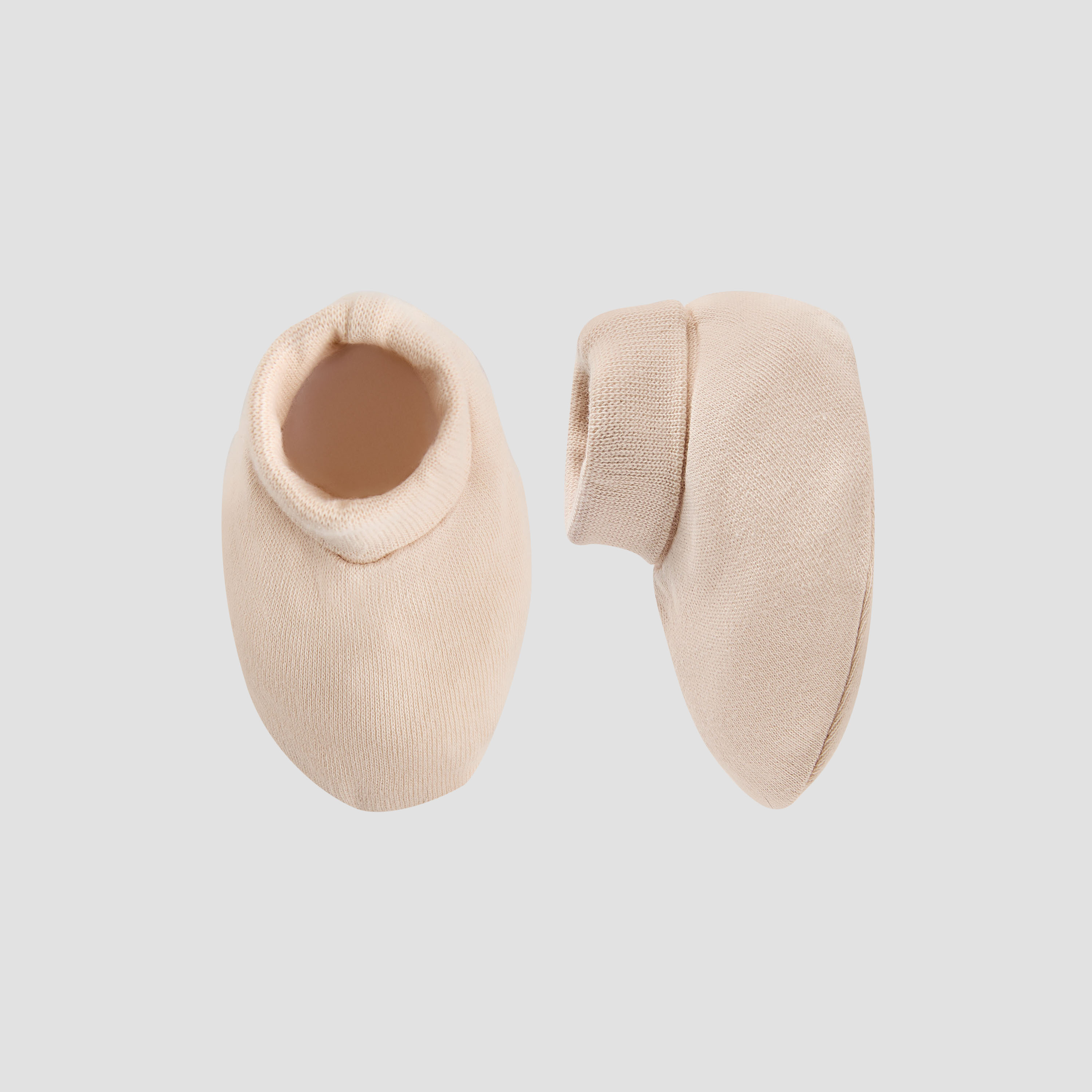 Pack of 2 Juniors Booties with Textured Hem-baby-boys-shoes-booties-image-3