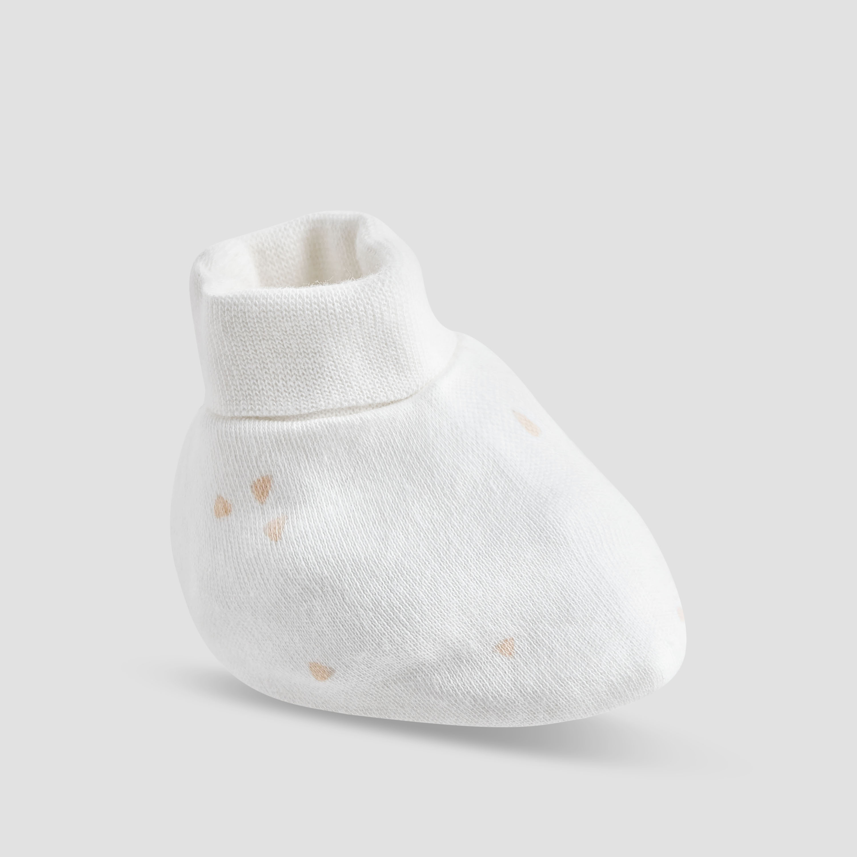 Pack of 2 Juniors Booties with Textured Hem-baby-boys-shoes-booties-image-4