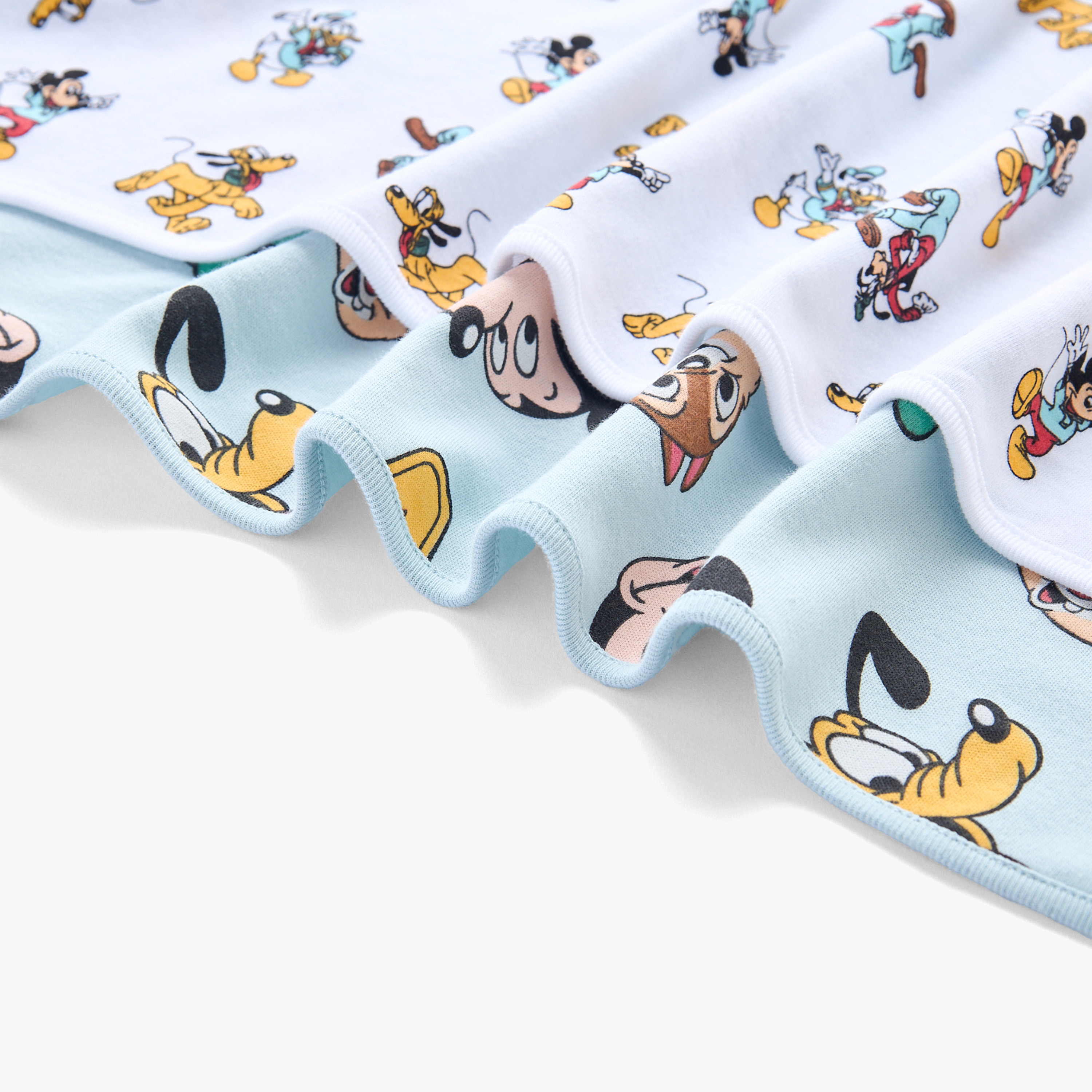 Pack of 2 Disney Receiving Blanket with Mickey Mouse and Friends Print-baby-nursery-blanketsandswaddles-receivingblankets-image-5