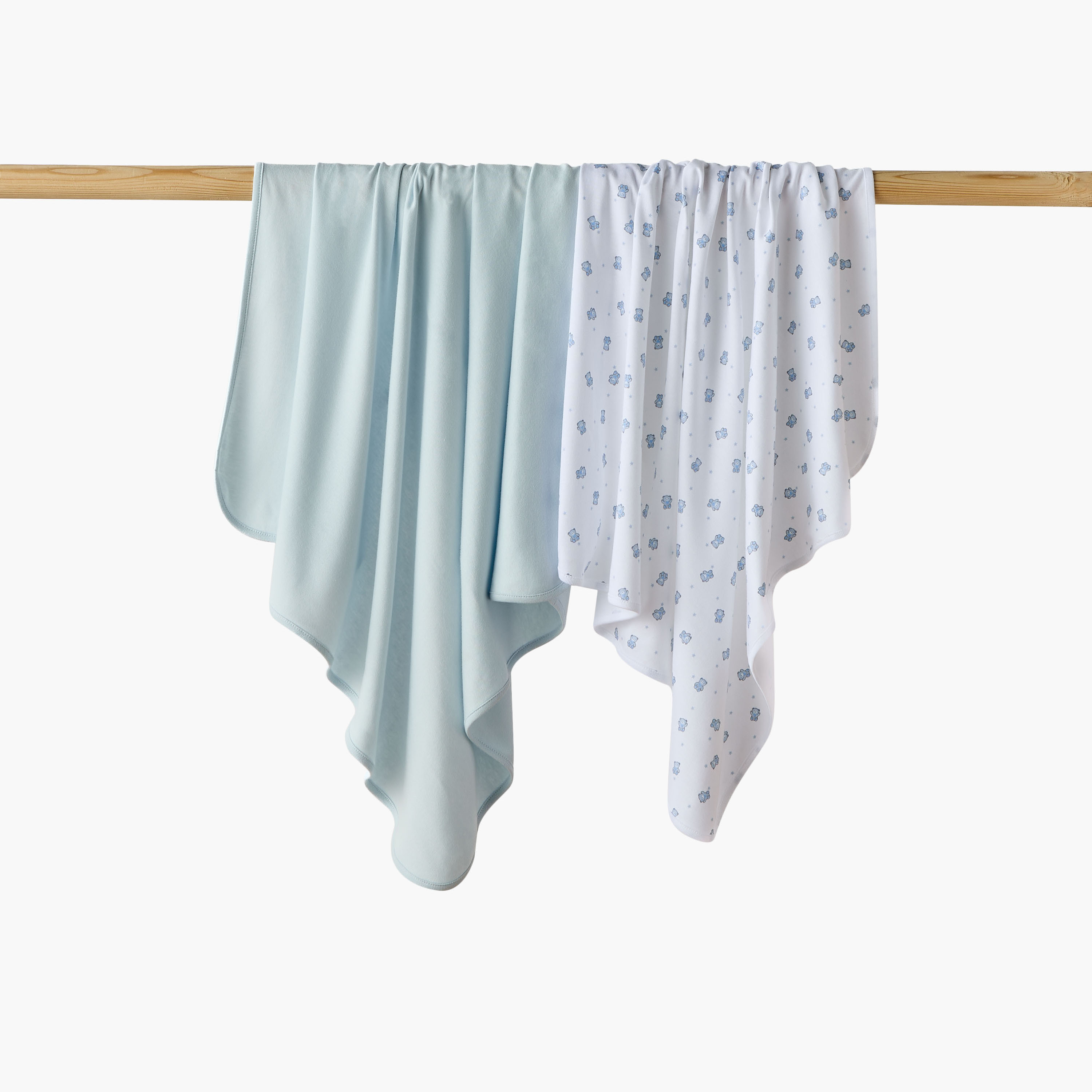Juniors Assorted Receiving Blanket - Set of 2-baby-nursery-blanketsandswaddles-receivingblankets-image-1