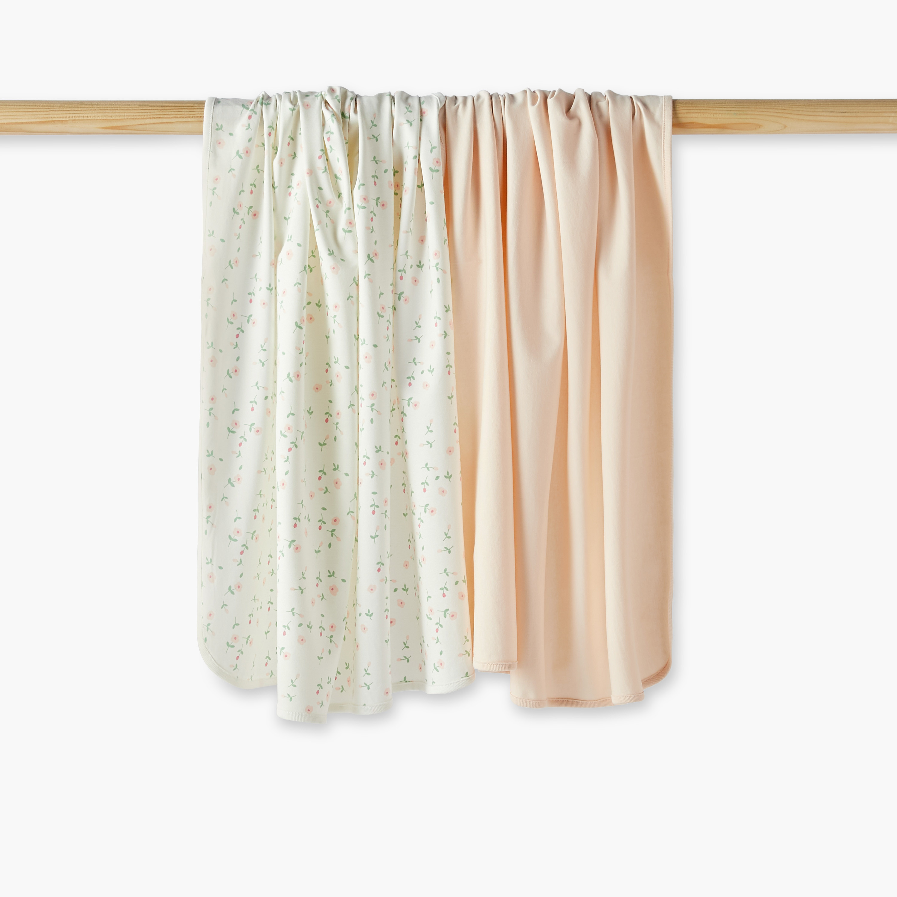 Juniors 2-Piece Assorted Receiving Blanket Set - 70x70 cms-baby-nursery-blanketsandswaddles-receivingblankets-image-1