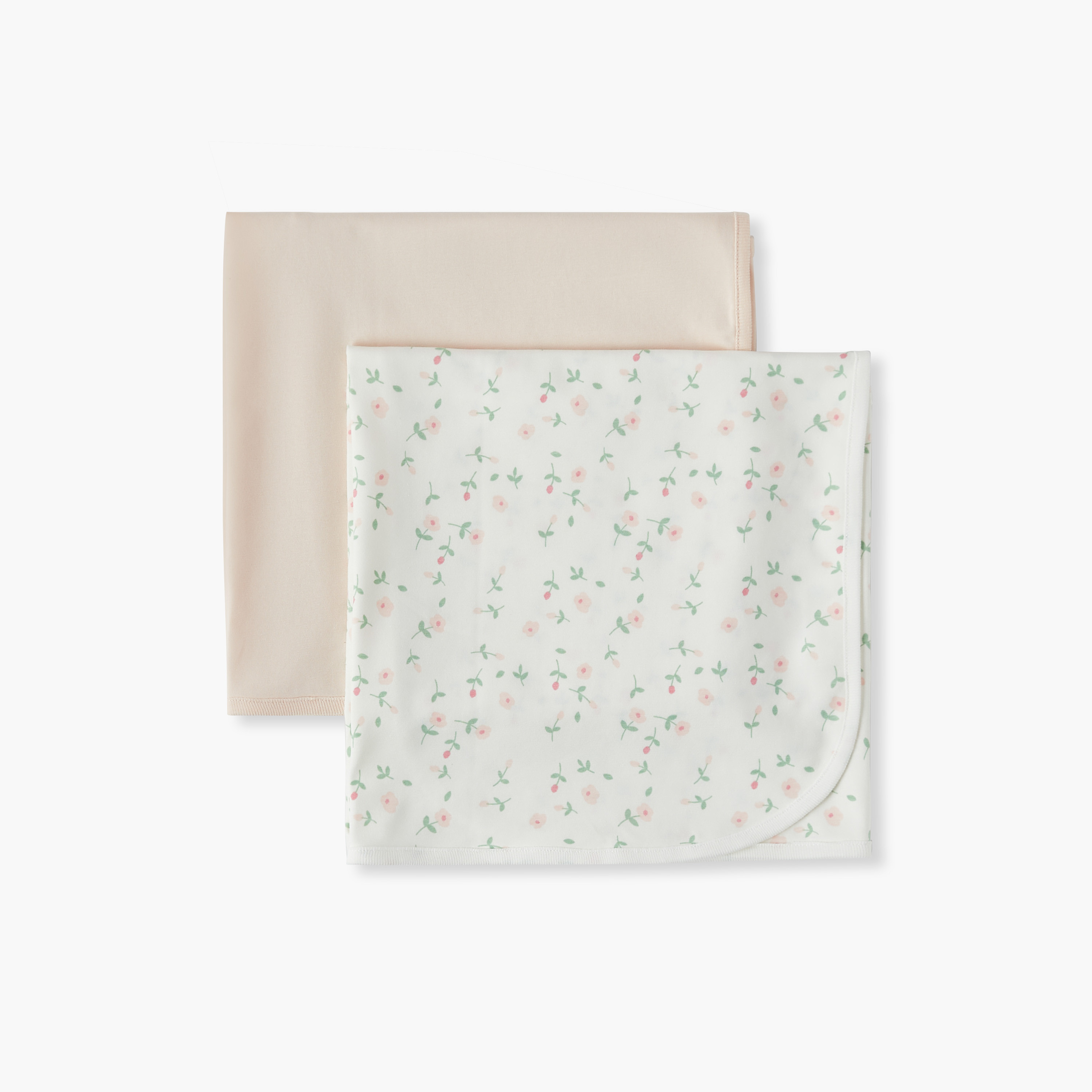 Juniors 2-Piece Assorted Receiving Blanket Set - 70x70 cms-baby-nursery-blanketsandswaddles-receivingblankets-image-3