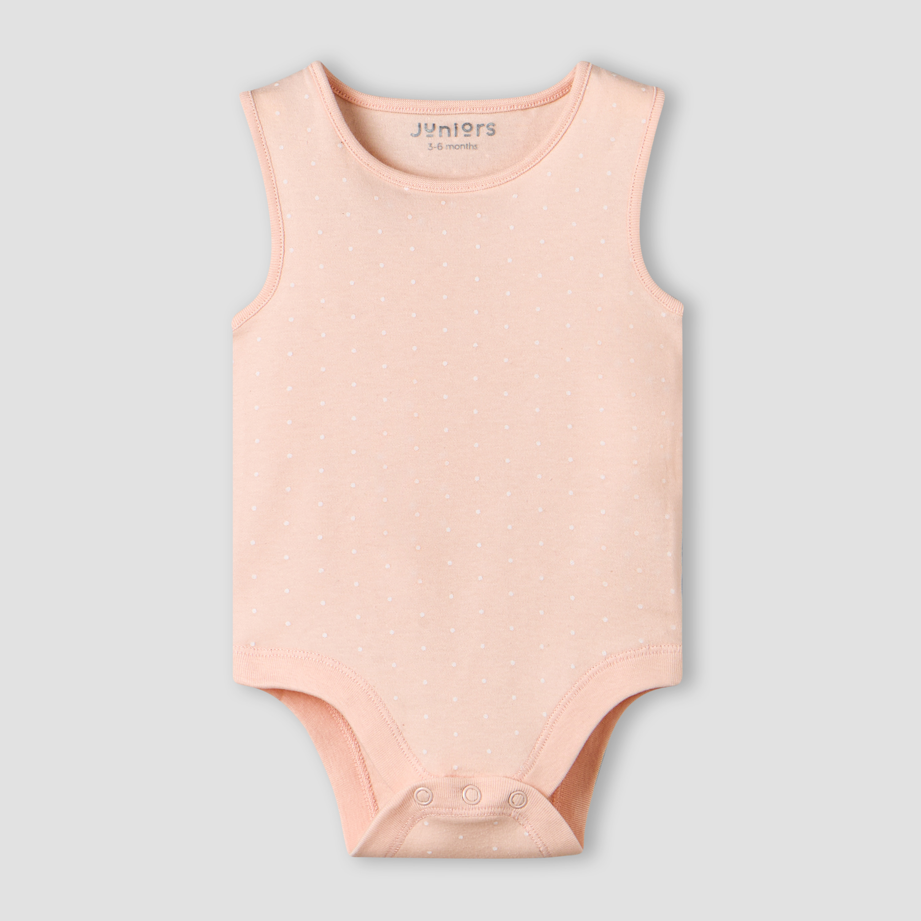 Pack of 3 Juniors Cotton Sleeveless Bodysuit with Snap Button Closure-baby-girls-clothing-bodysuits-image-4