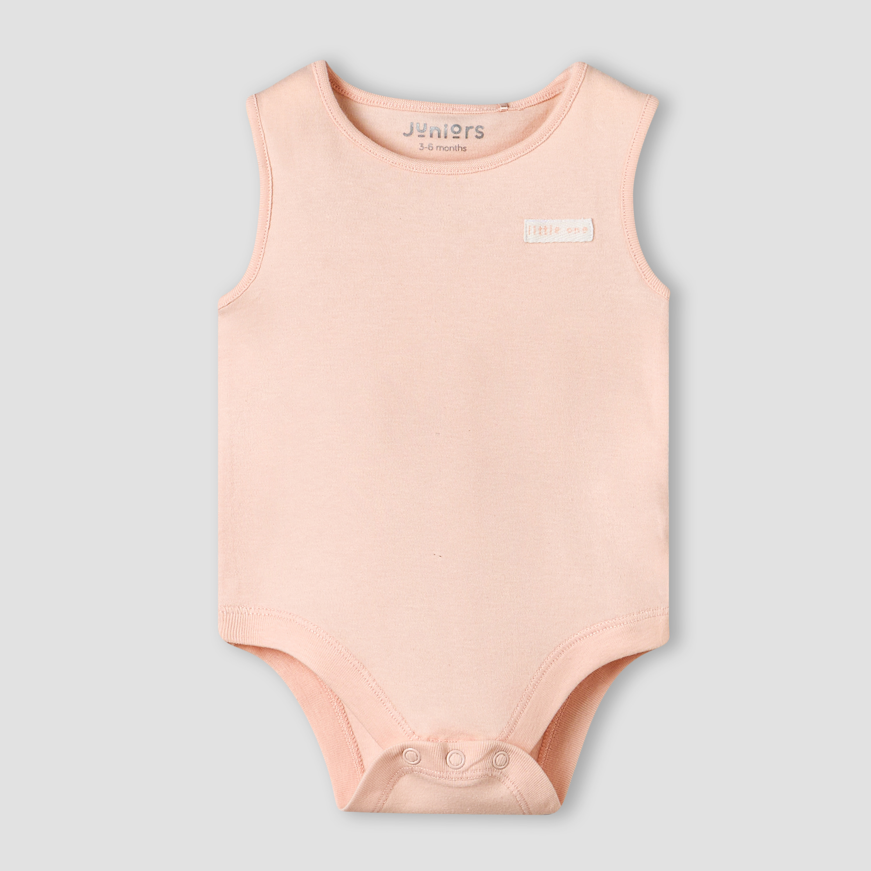 Pack of 3 Juniors Cotton Sleeveless Bodysuit with Snap Button Closure-baby-girls-clothing-bodysuits-image-5
