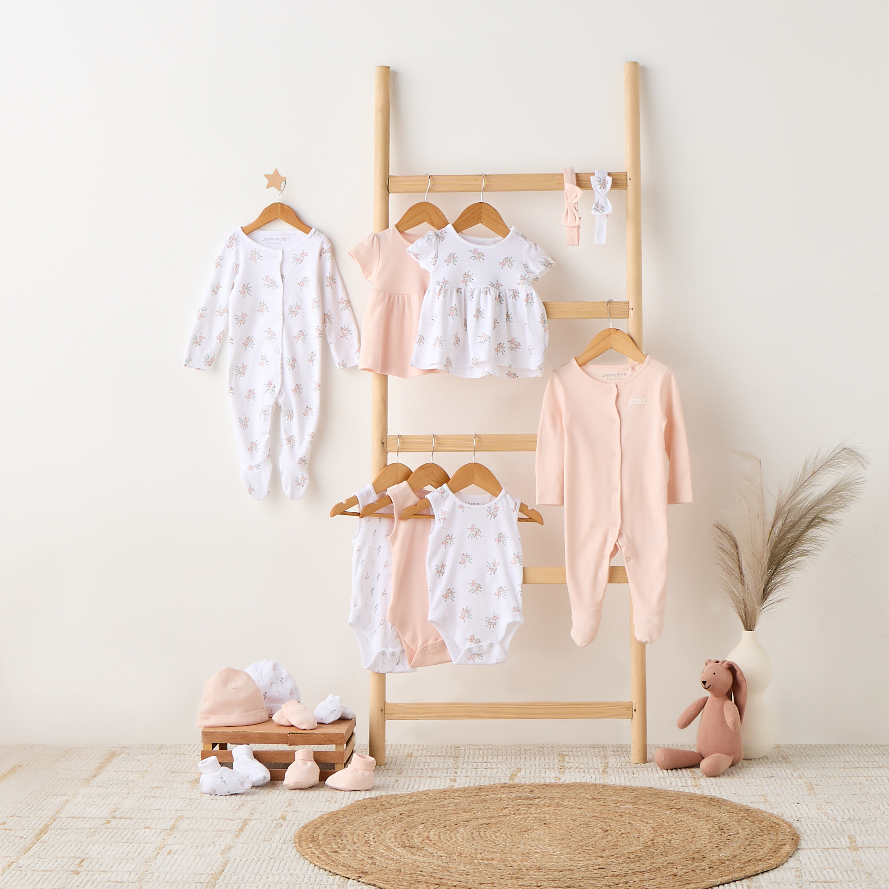 Juniors Printed Sleeveless Bodysuit - Set of 3-baby-girls-clothing-bodysuits-image-7