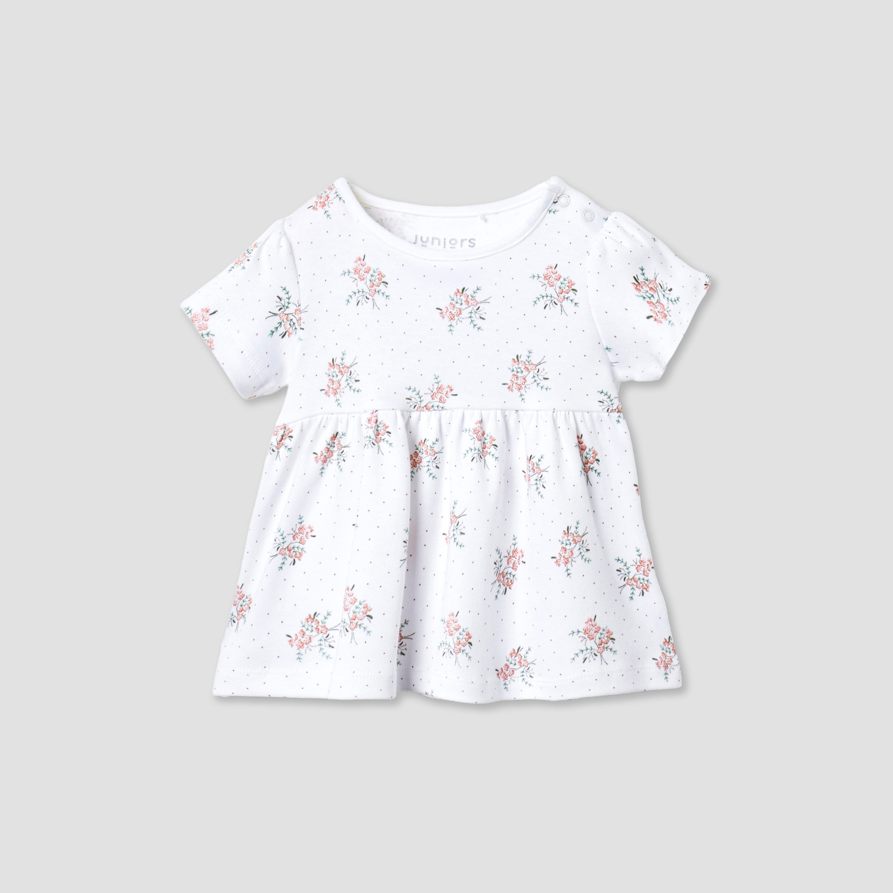 Juniors Assorted A-line Dress with Round Neck and Short Sleeves - Set of 2-baby-girls-clothing-dressesandjumpsuits-image-2