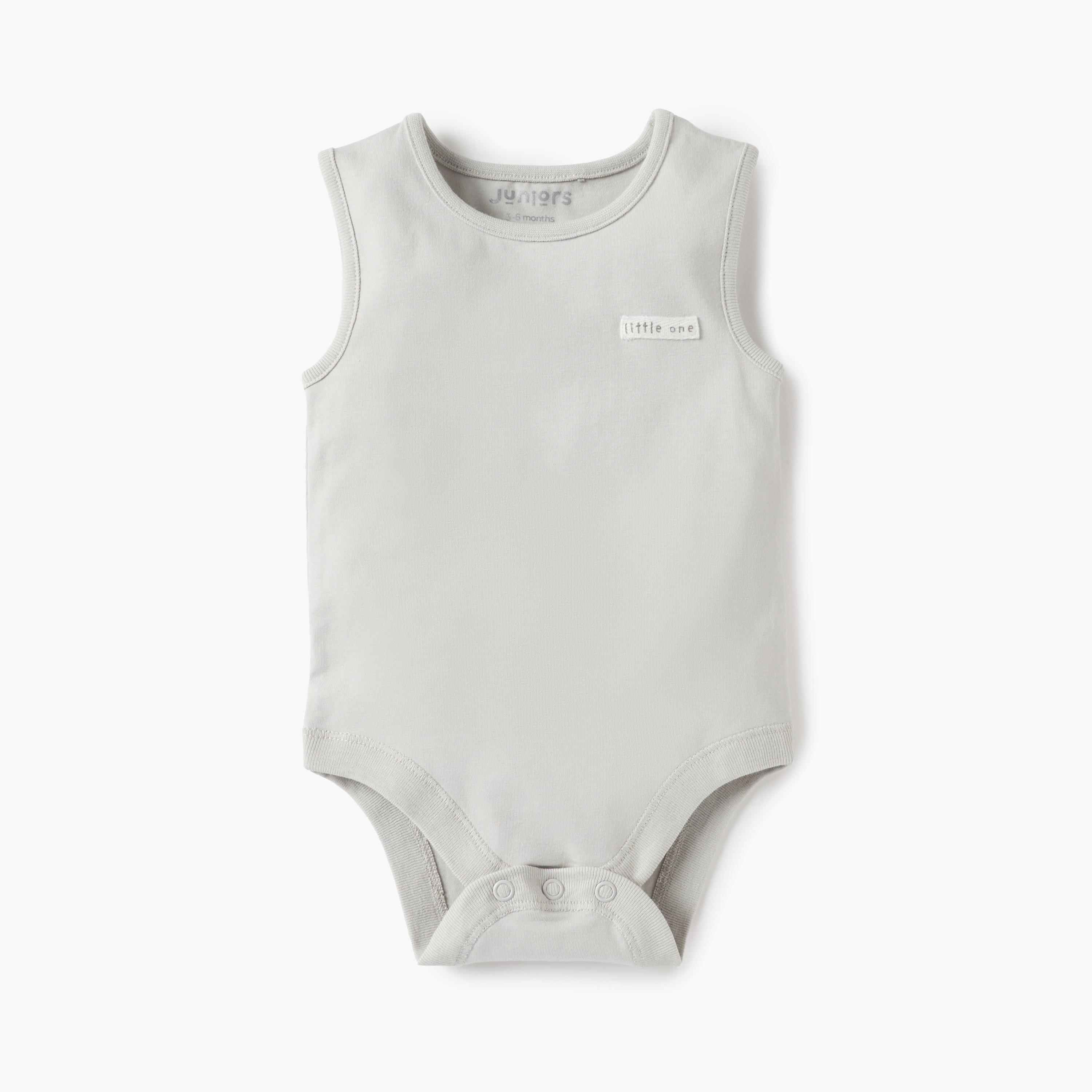 بودي سوت متنوع بدون أكمام وأزرار إغلاق من جونيورز - طقم من قطعتين-baby-boys-clothing-bodysuits-image-3
