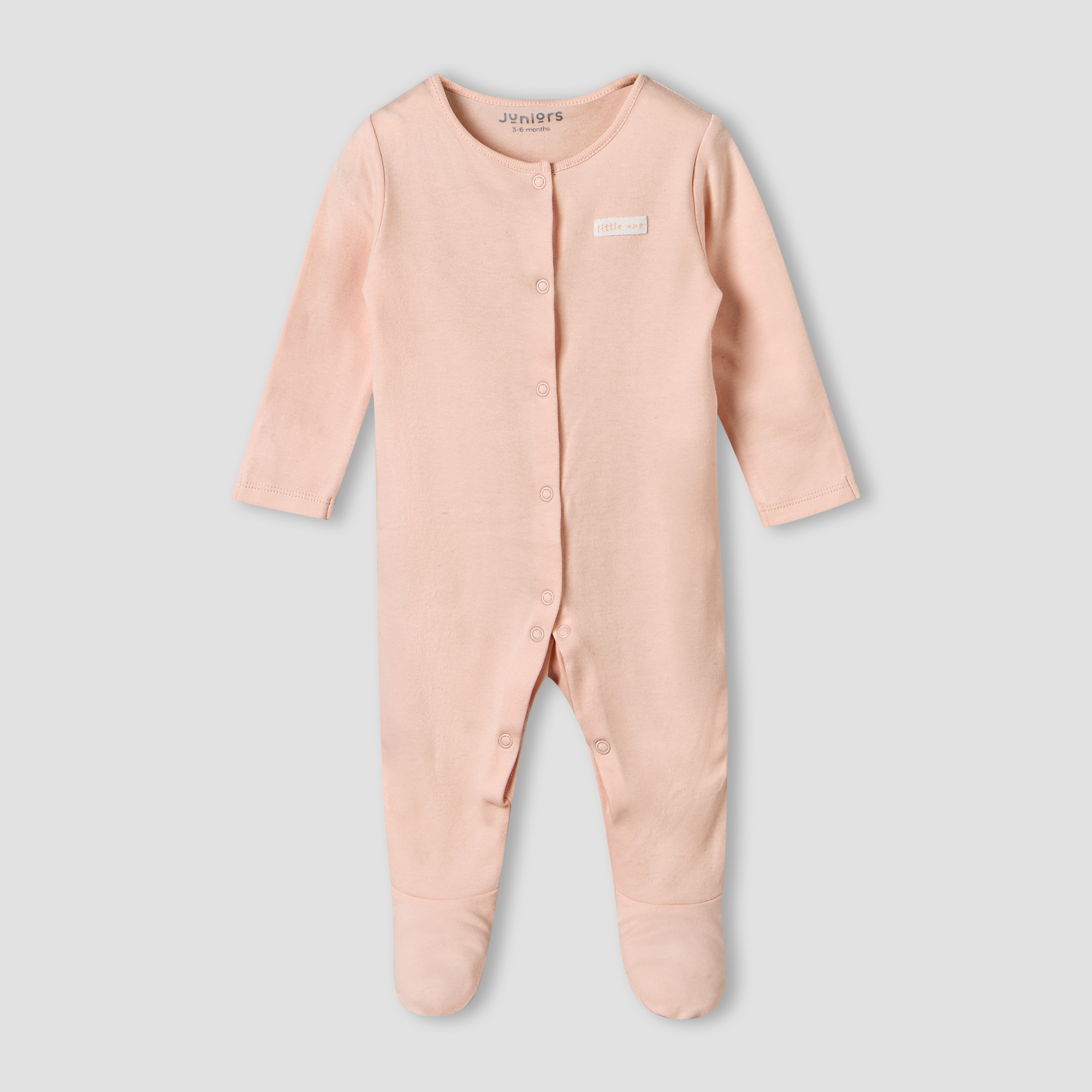 Pack of 2 Juniors Cotton Long Sleeves Sleepsuit with Assorted Design-baby-girls-clothing-nightwear-sleepsuits-image-3