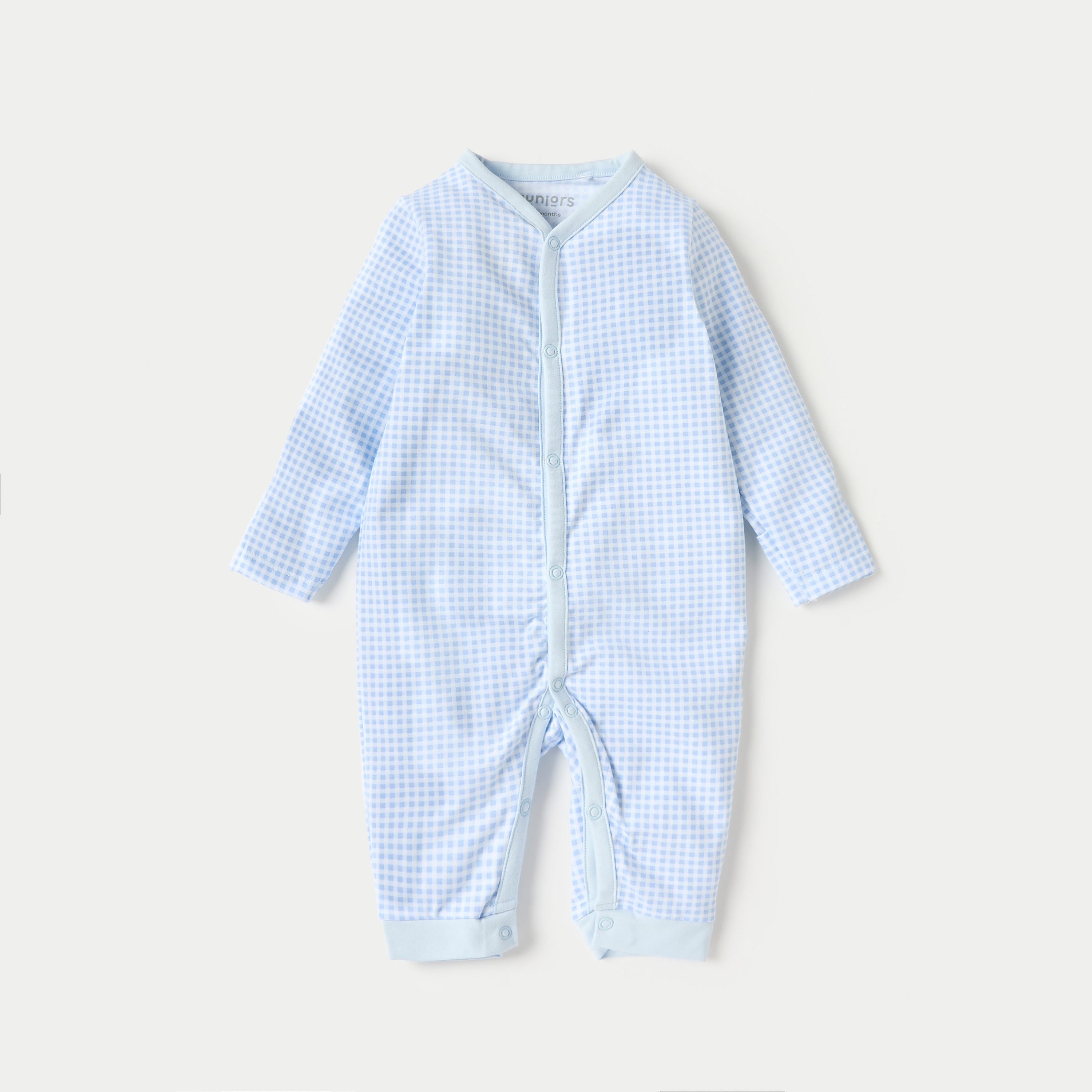 Juniors Printed Sleepsuit with Button Closure - Set of 2-baby-boys-clothing-nightwear-sleepsuits-image-2