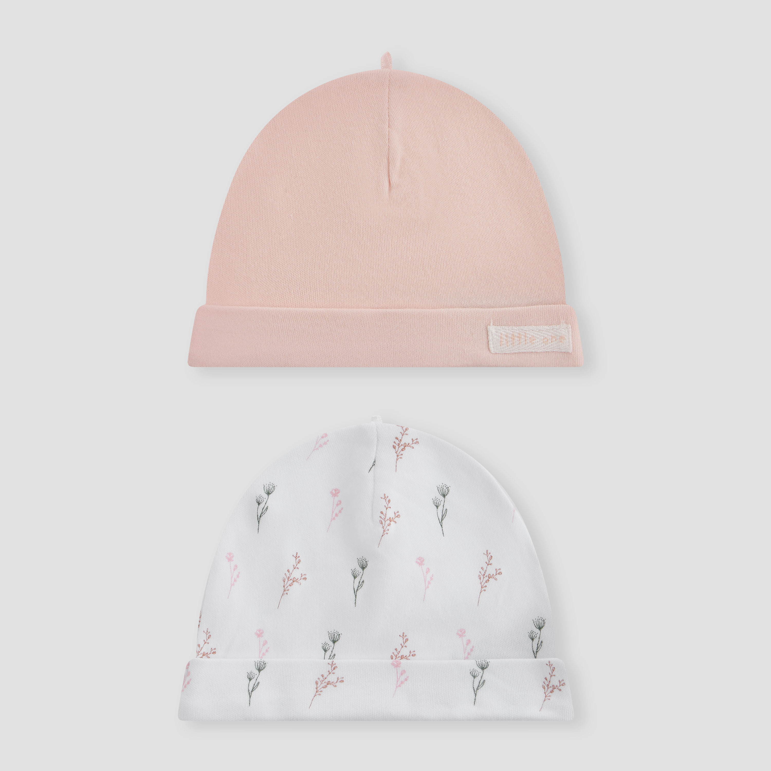 Juniors Assorted Beanie Cap - Set of 2-baby-girls-accessories-caps-image-1