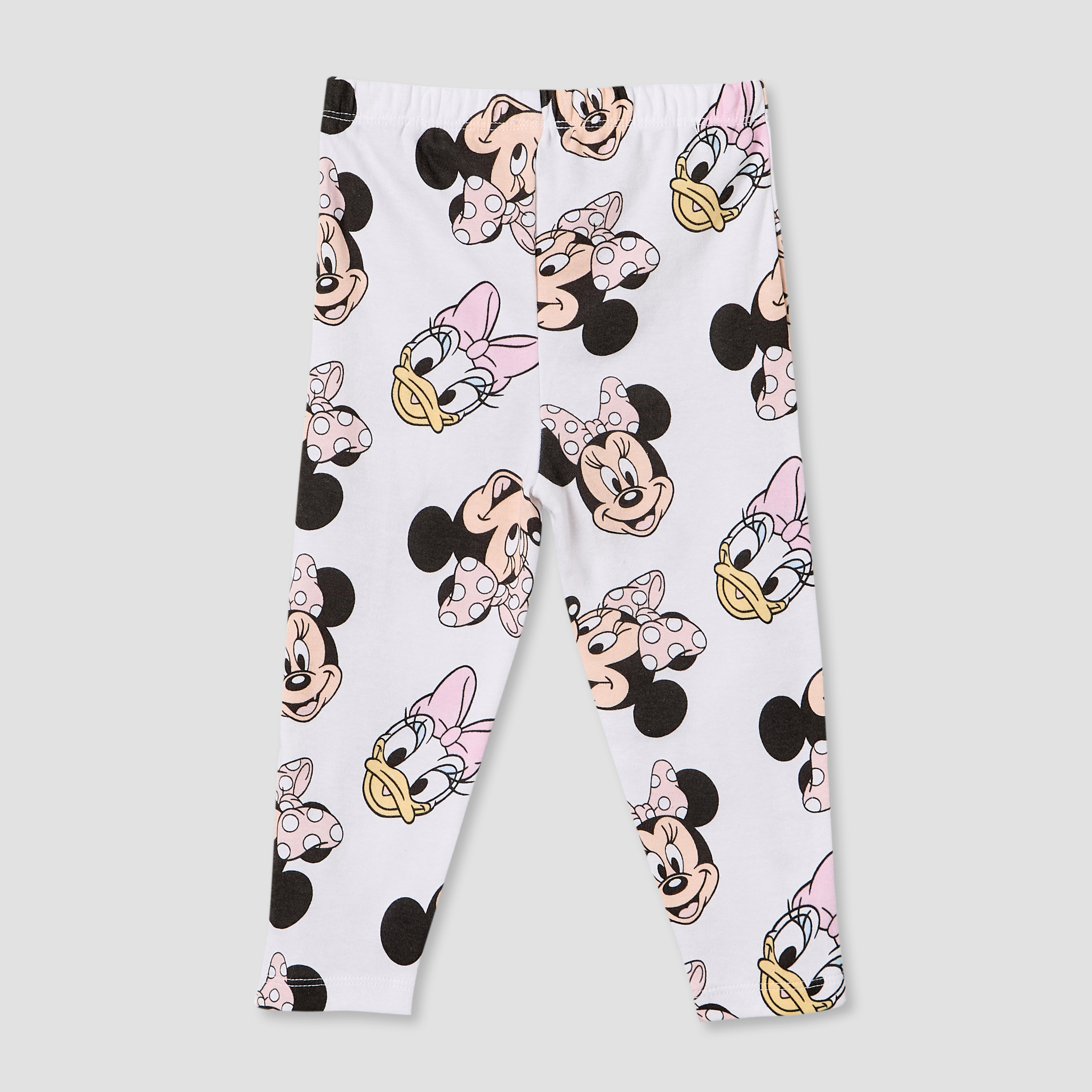 Pack of 2 Disney Cotton Crew Neck Long Sleeves Pyjama Set with Minnie Mouse and Daisy Duck Print-baby-girls-clothing-nightwear-pyjamasets-image-7