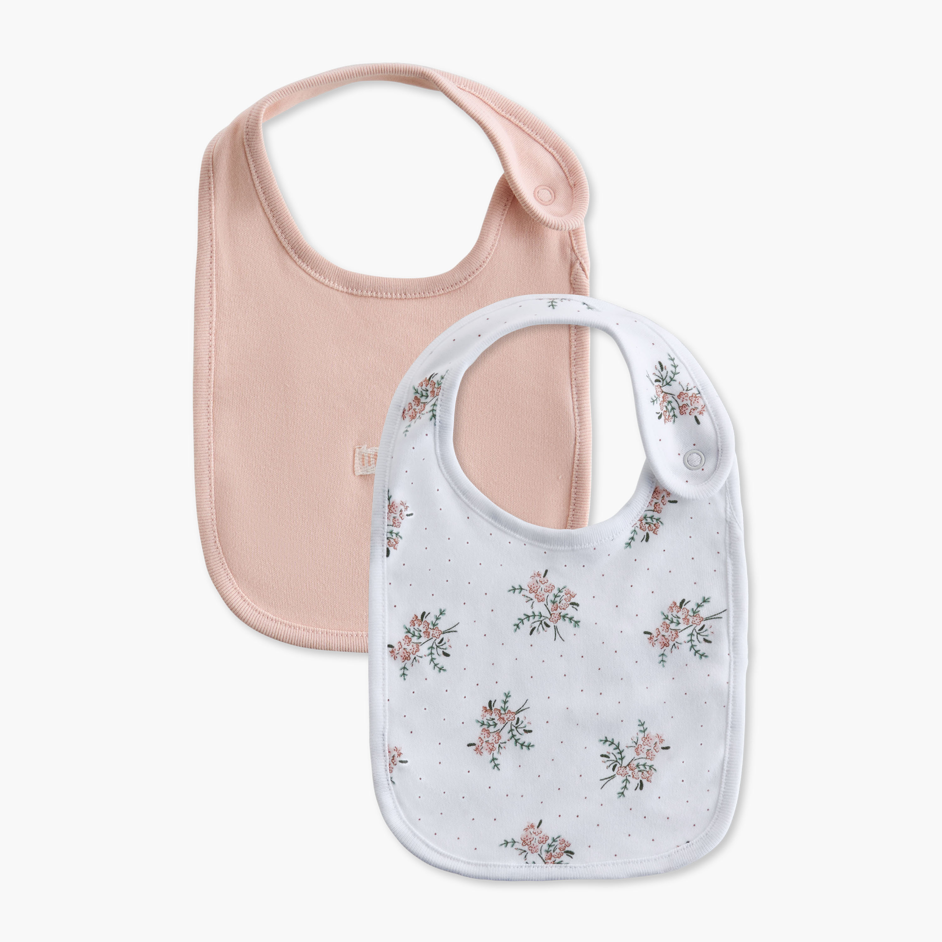 Juniors Assorted Bib with Snap Button Closure - Set of 2-baby-feeding-bibs-image-1