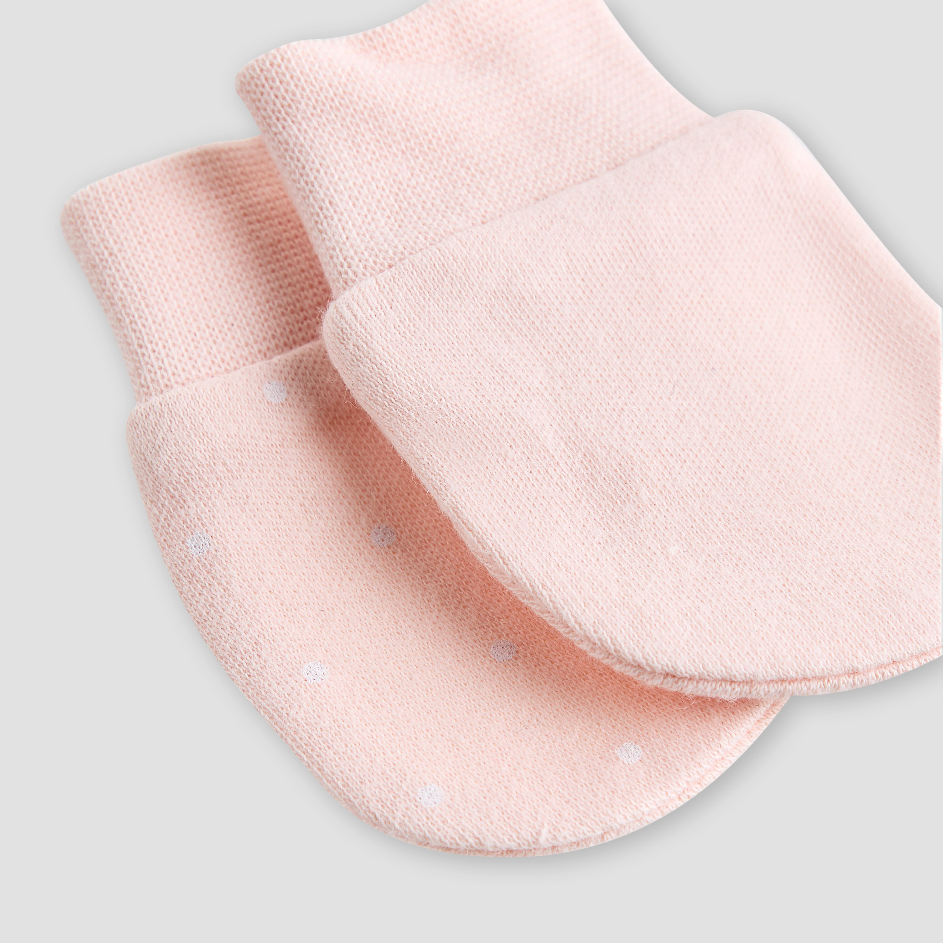 Pack of 2 Juniors Mittens with Textured Cuff, 0-36 months-baby-girls-accessories-mittens-image-6