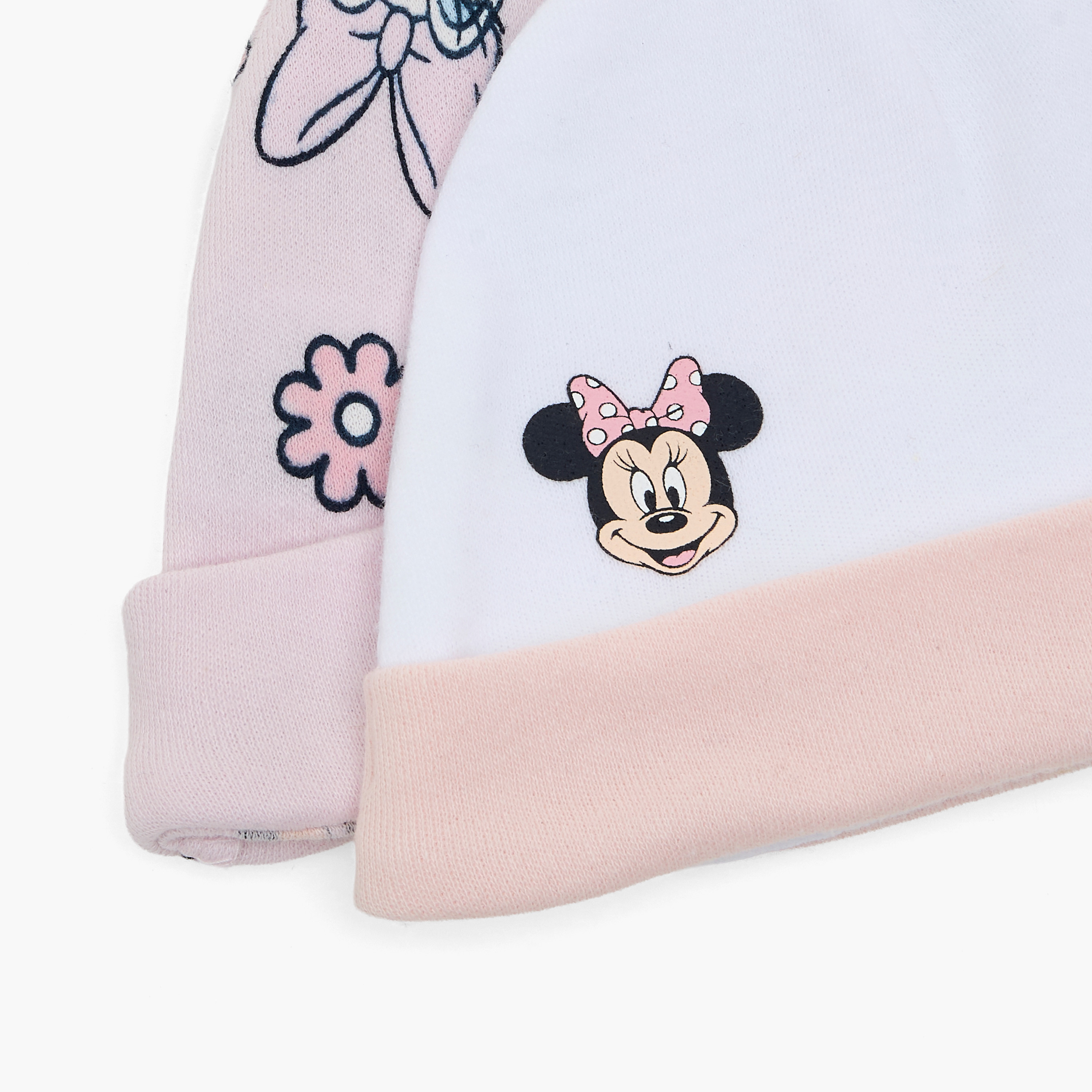 Pack of 2 Disney Cap with Minnie Mouse Print-baby-girls-accessories-caps-image-6