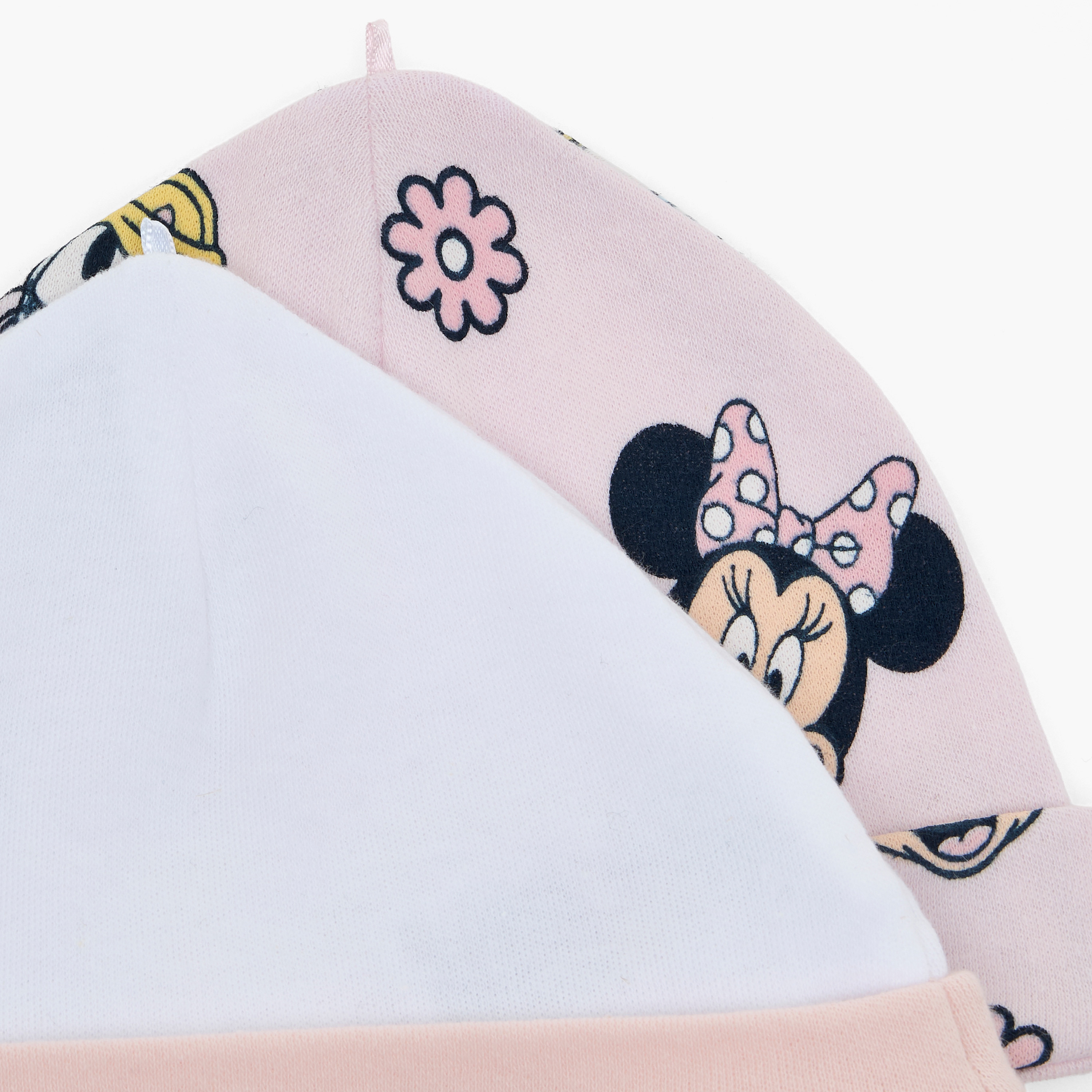 Pack of 2 Disney Cap with Minnie Mouse Print-baby-girls-accessories-caps-image-7