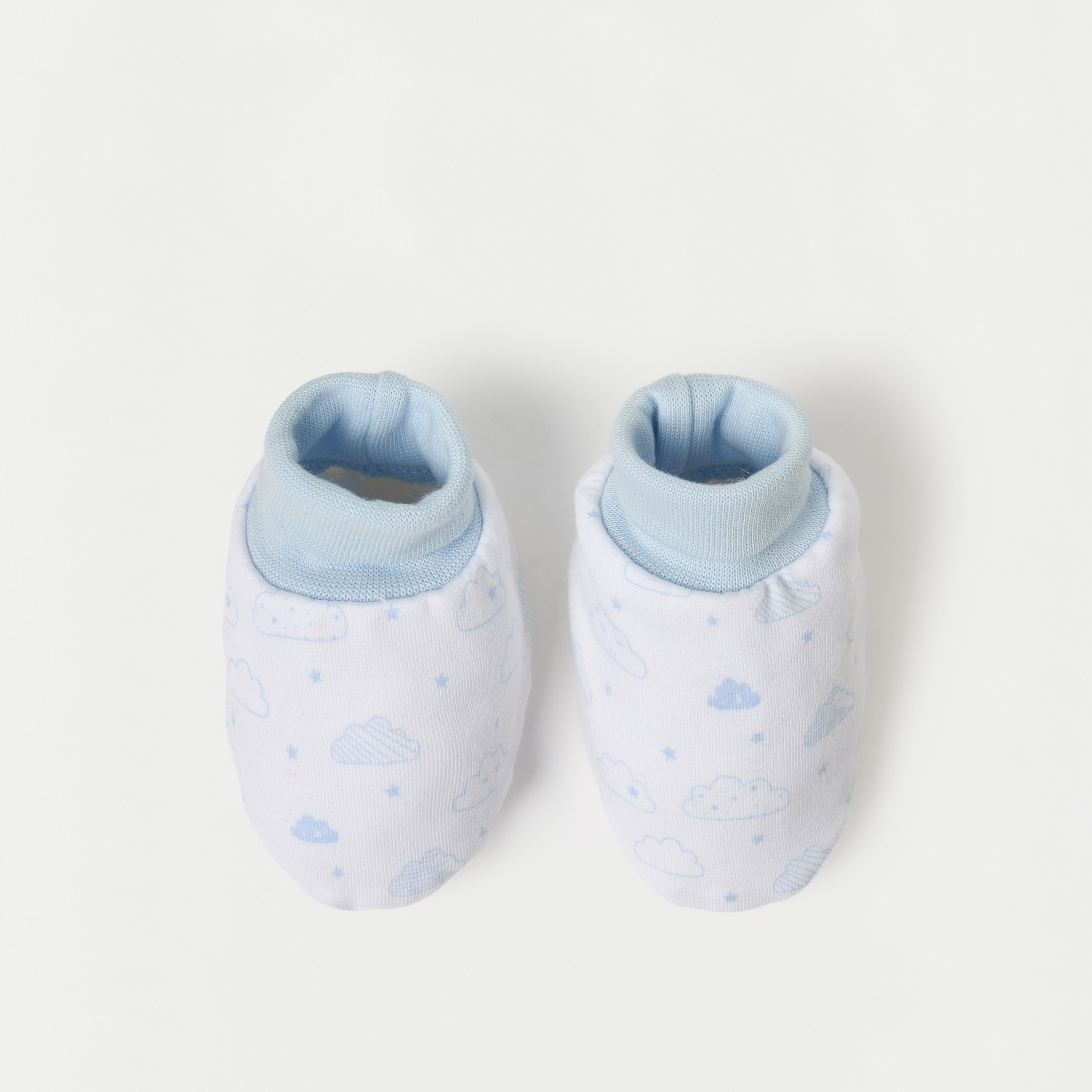 Juniors Printed Booties - Set of 2-baby-boys-shoes-booties-image-3