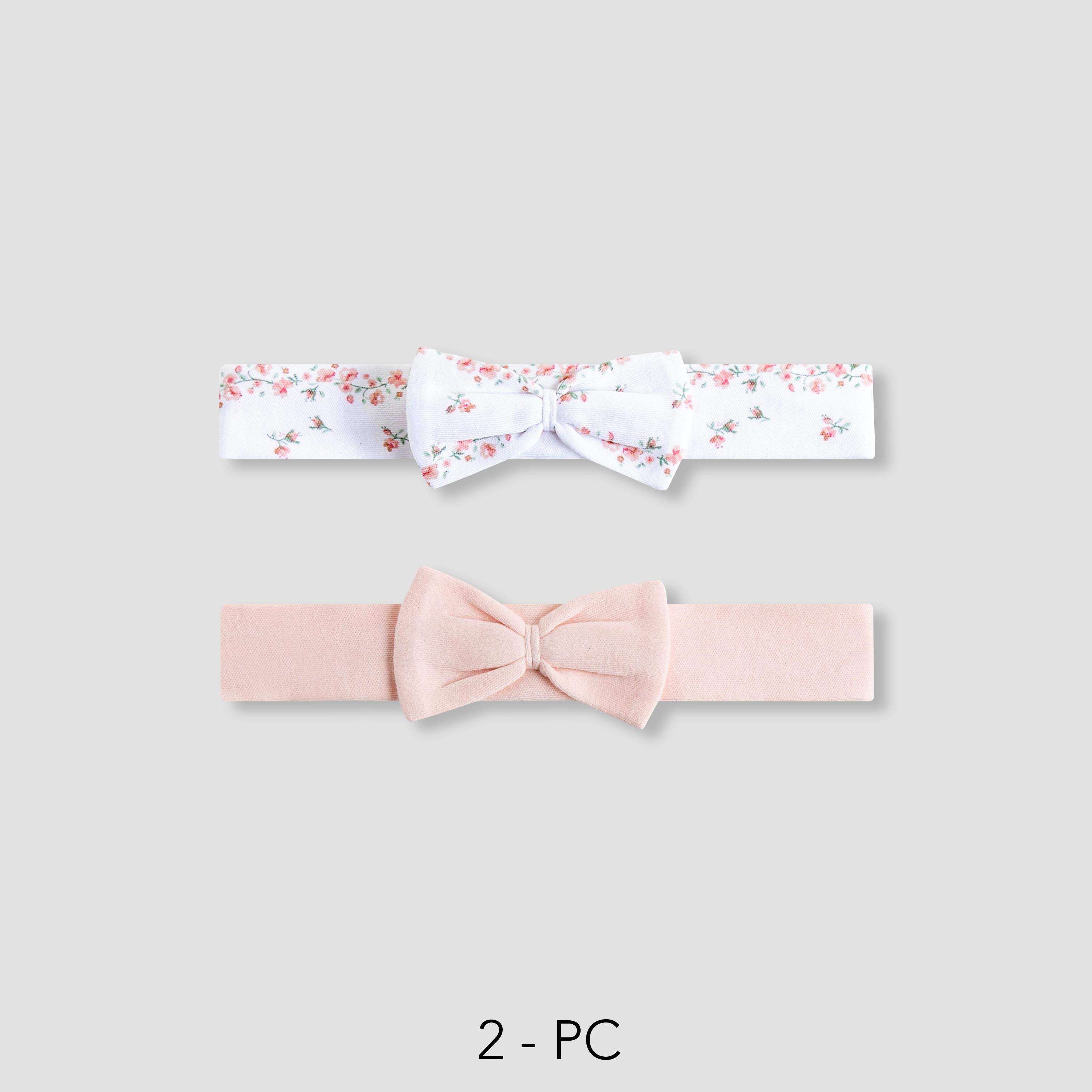 طقم رباط شعر مع فيونكة من جونيورز – قطعتين-baby-girls-accessories-hairaccessories-image-1