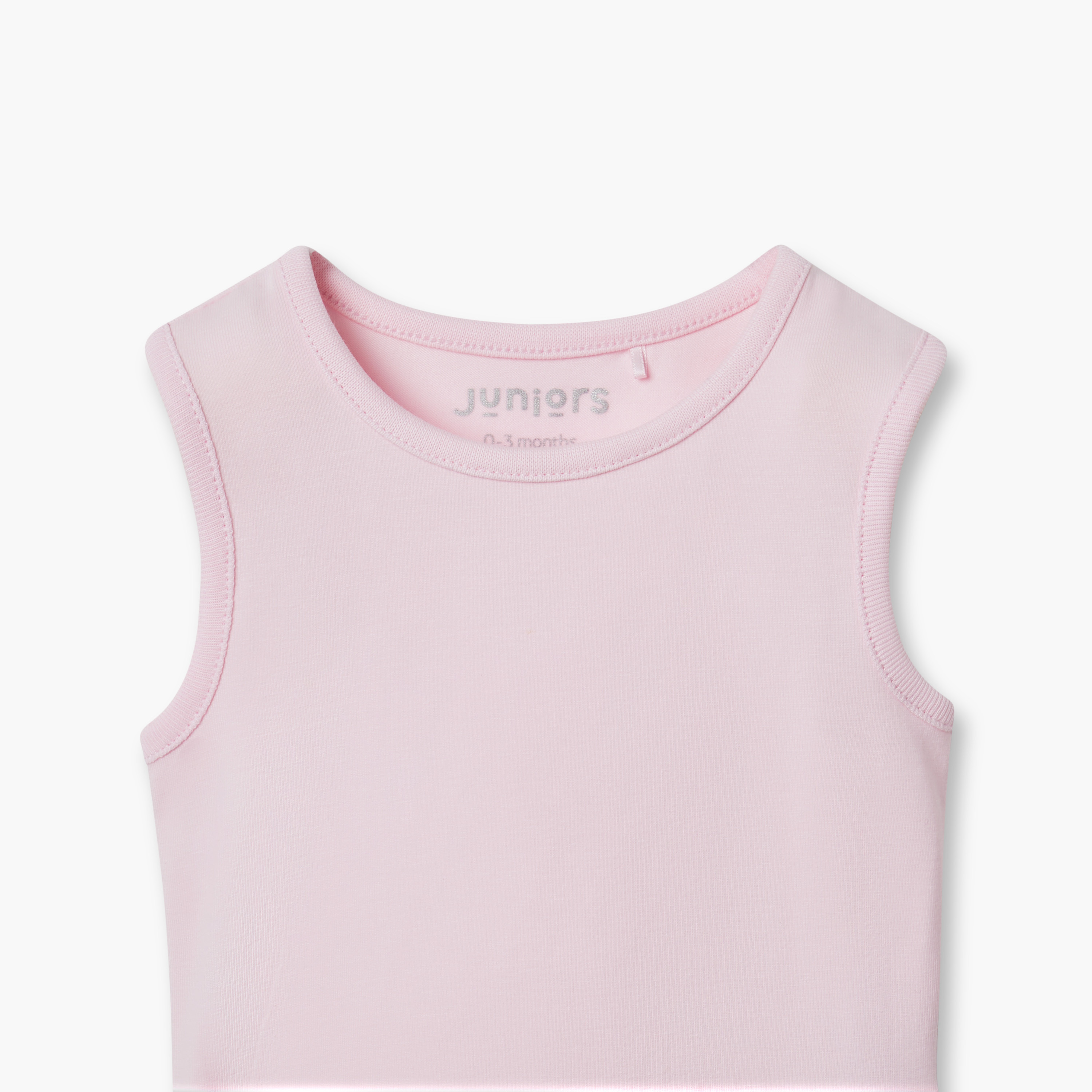 Juniors Assorted Sleeveless Bodysuit with Snap Button Closure - Set of 2-baby-girls-clothing-bodysuits-image-4