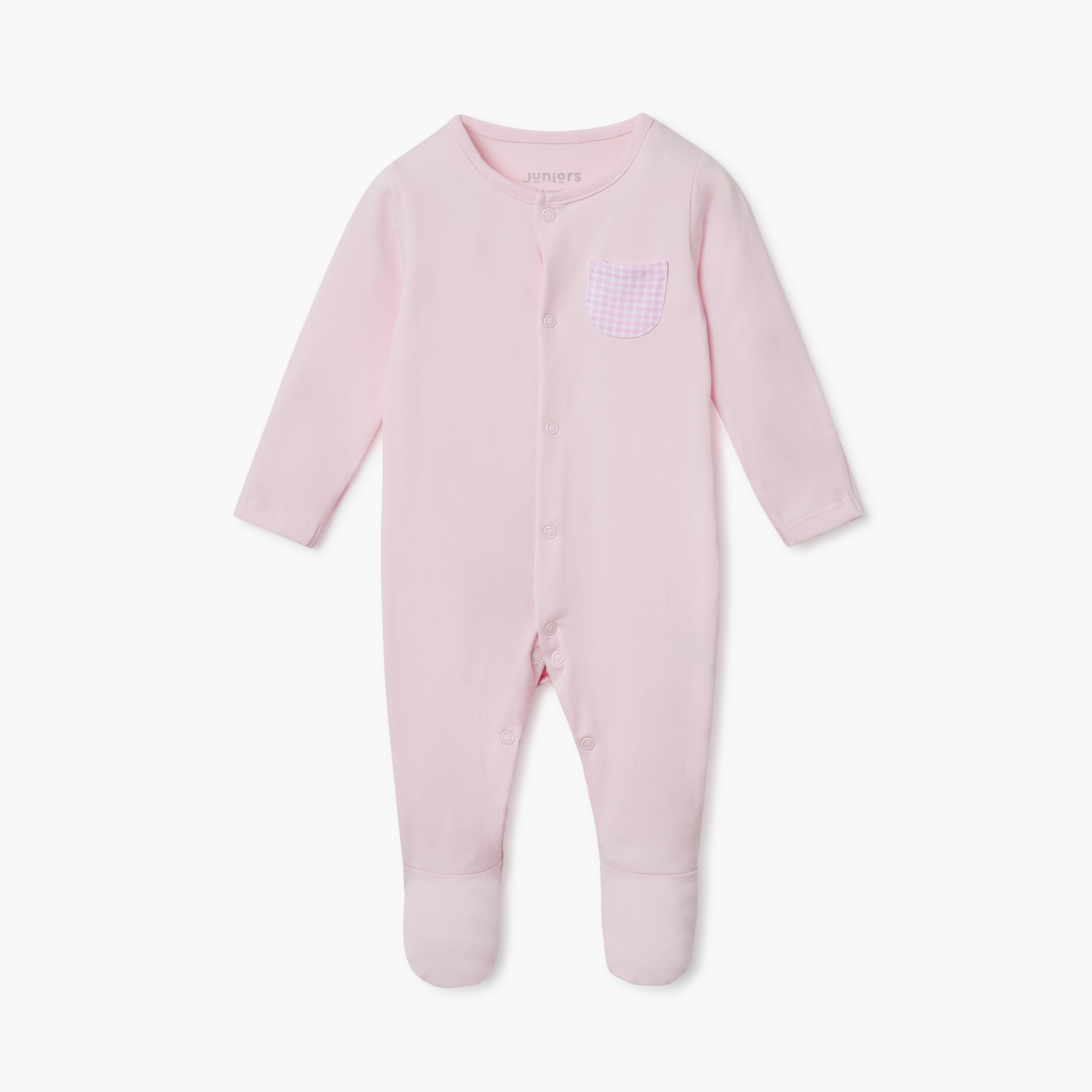 Juniors Assorted Closed Feet Sleepsuit - Set of 2-baby-girls-clothing-nightwear-sleepsuits-image-3