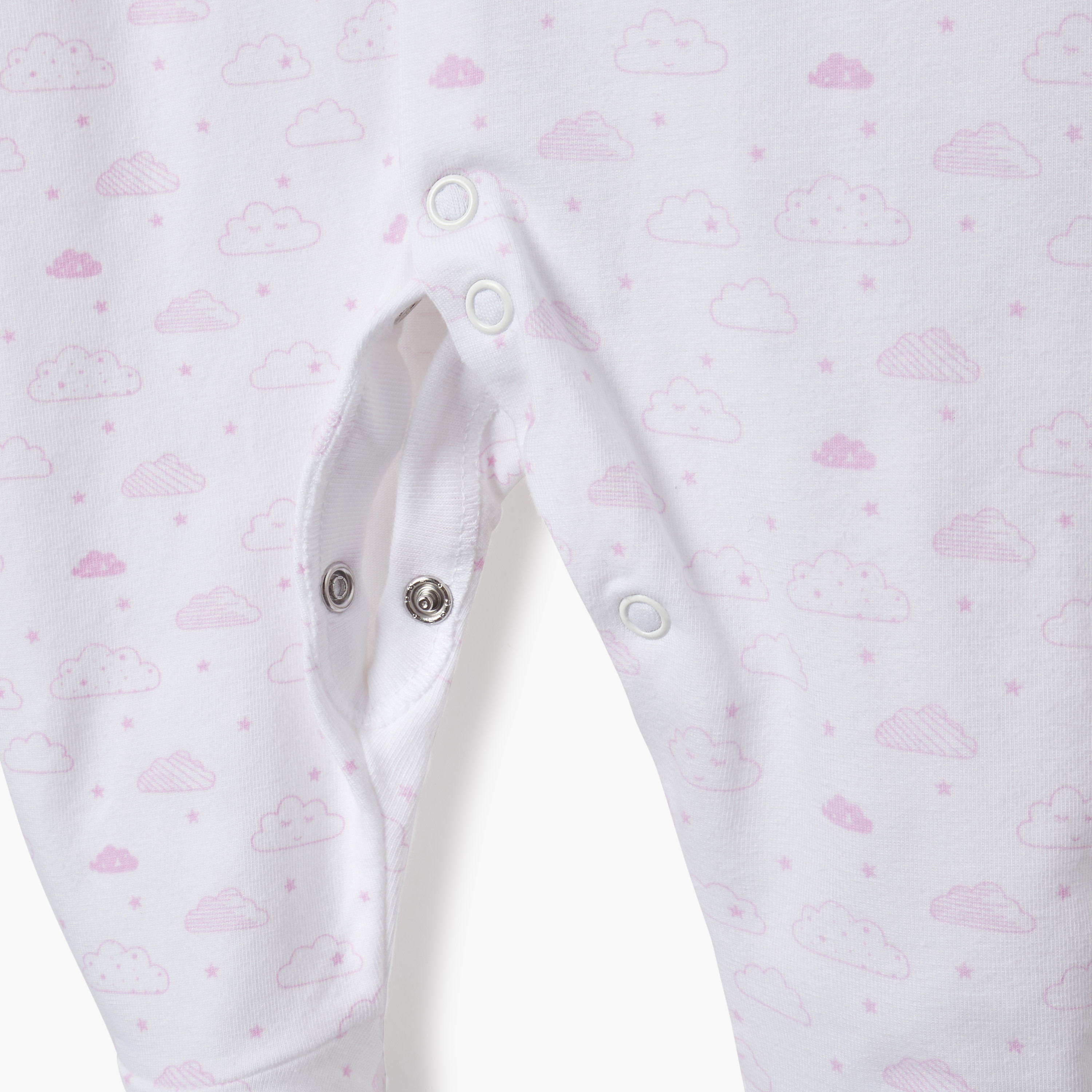 Juniors Assorted Closed Feet Sleepsuit - Set of 2-baby-girls-clothing-nightwear-sleepsuits-image-6