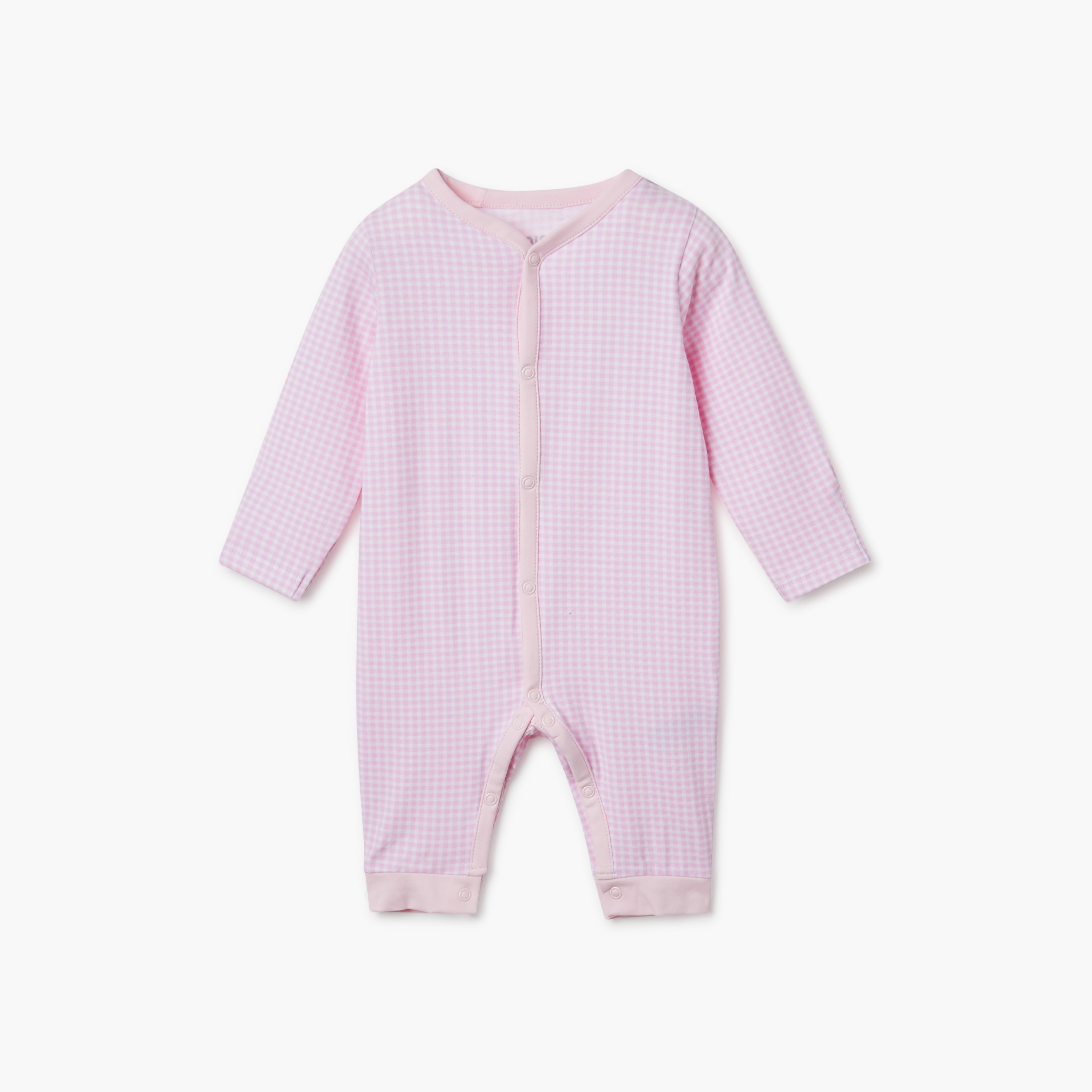 Juniors Assorted Sleepsuit with Long Sleeves - Set of 2-baby-girls-clothing-nightwear-sleepsuits-image-2