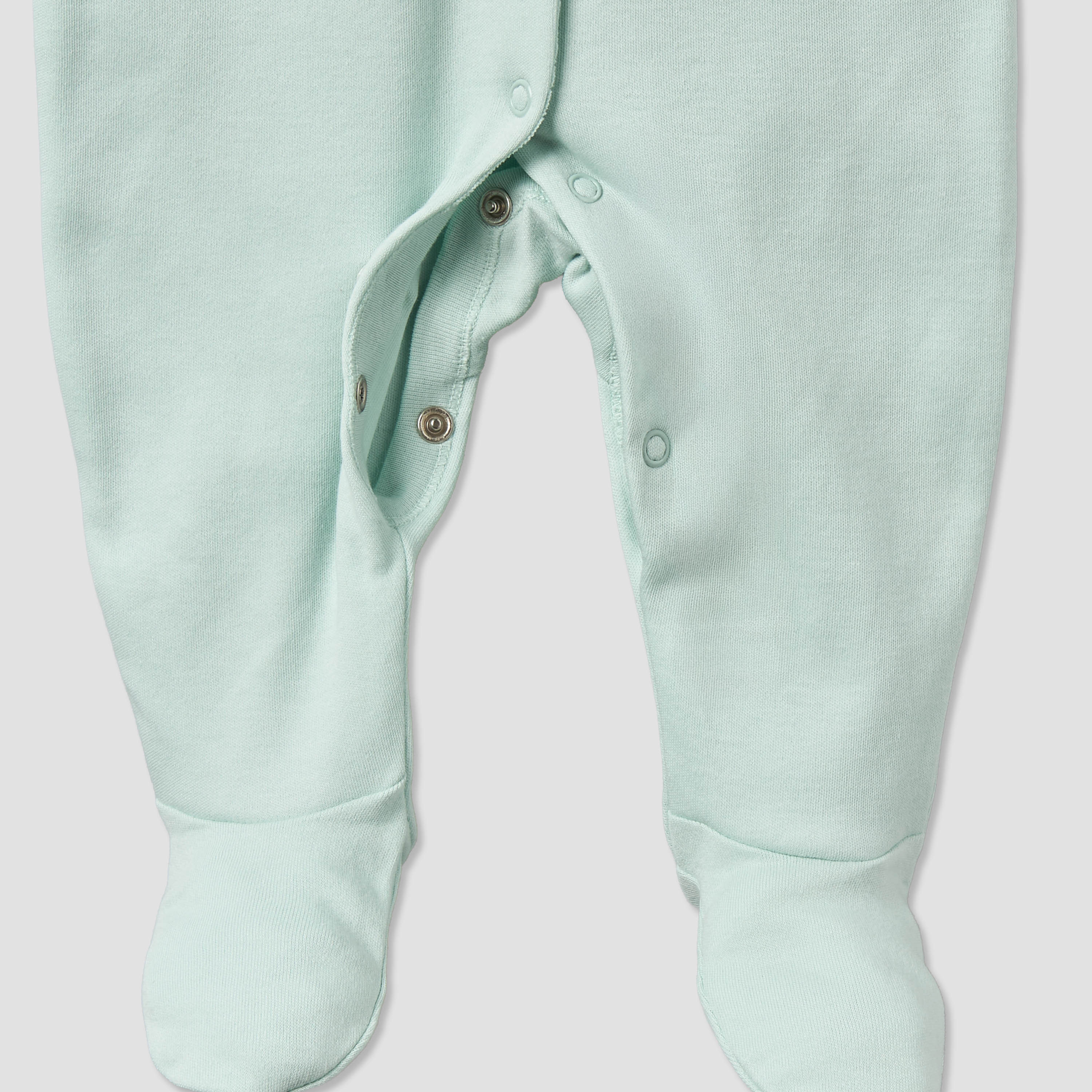 Pack of 2 Juniors Cotton Round Neck Long Sleeves Sleepsuit with Snap Button Closure-baby-girls-clothing-nightwear-sleepsuits-image-6